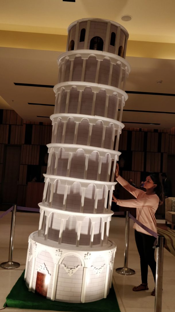 The time we built a 14 foot replica of the Leaning Tower of Pisa right in the lobby center of @fairfieldbelagavi. Built entirely from scratch by the @madecreativeworks team for an Italian food festival, there were times that the office fell short of space but it was surely a wonderful experience seeing it come to life. Thankyou @gunturkarsumit
for the opportunity and trust in our production work.
#madecreativeworks #fairfieldbymarriottbelagavi #foodfestivaldecor #italianfoodlove #leaningtowerofpisa