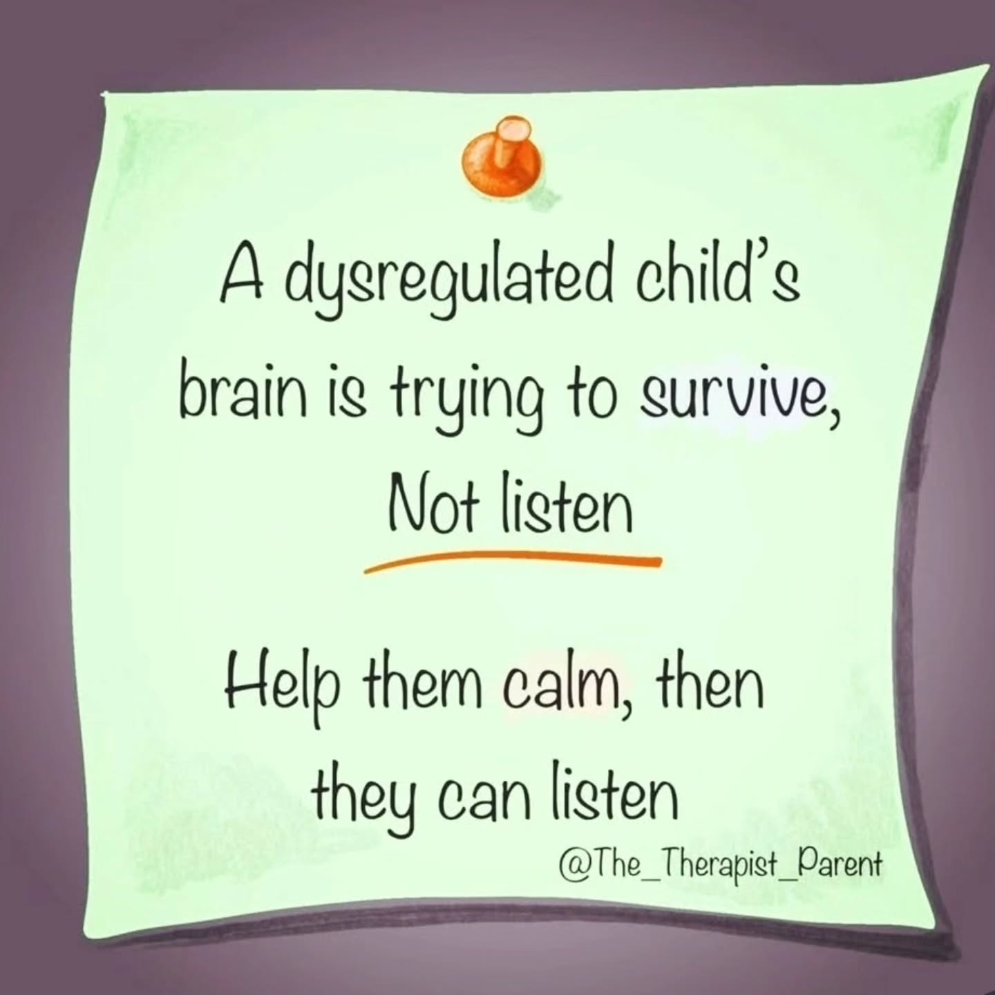 When our child is dysregulated, logic and listening go offline — their brain is in survival mode, not learning mode. 💥
Our job in those moments isn’t to teach or correct, it’s to help them feel safe and calm first.
Only then can they truly hear us. 💛
✨ More practical tools like this in my book Guidance from the Therapist Parent — available on www.thetherapistparent.com and Amazon.
#parenting #gentleparenting #emotioncoaching #parentingtips #thetherapistparent