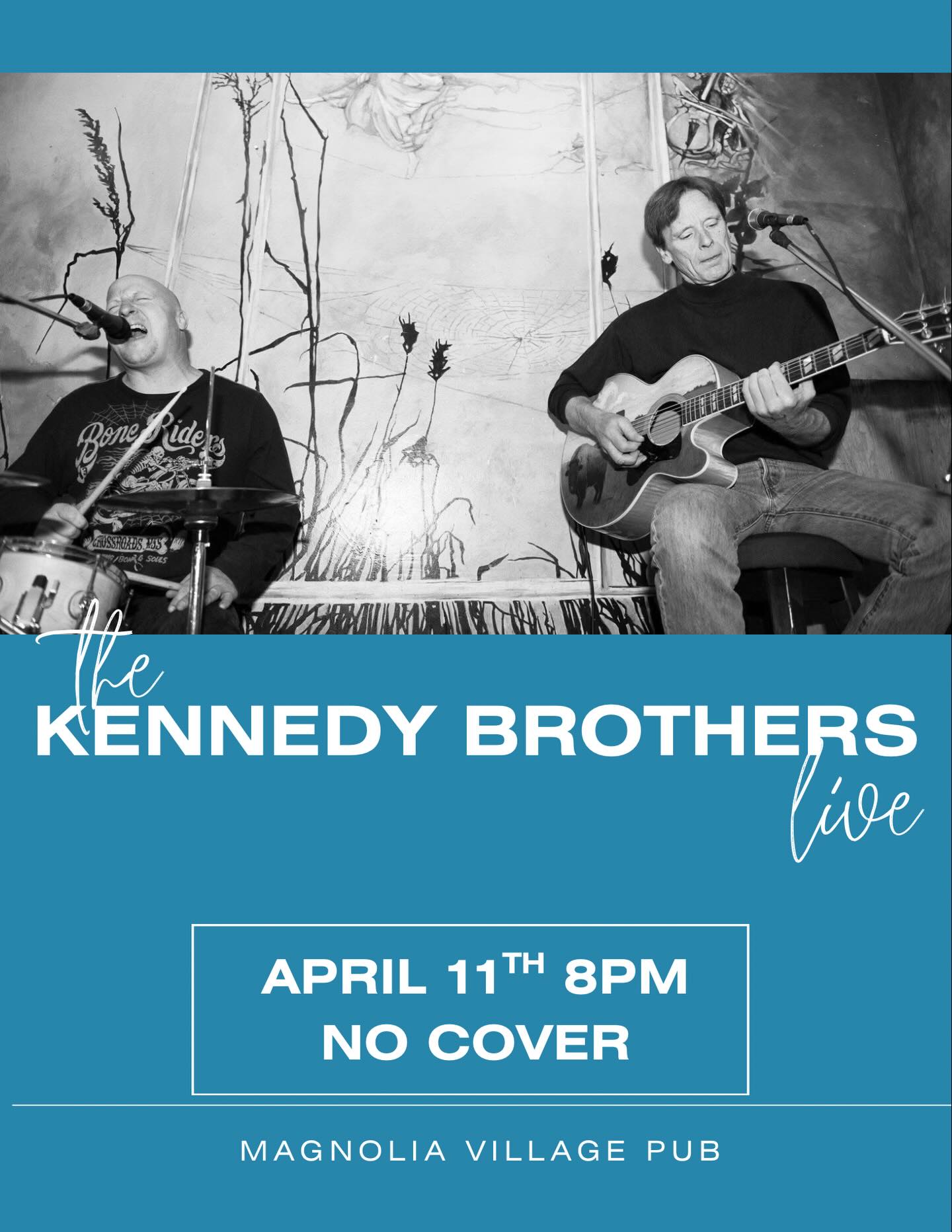 Live Music Saturdays! The Kennedy Brothers April 11th @ 8pm
No cover fee - hope to see you there!
#seattleeats #seattlefoodie #seattlebar #seattlerestaurants #magnoliaseattle