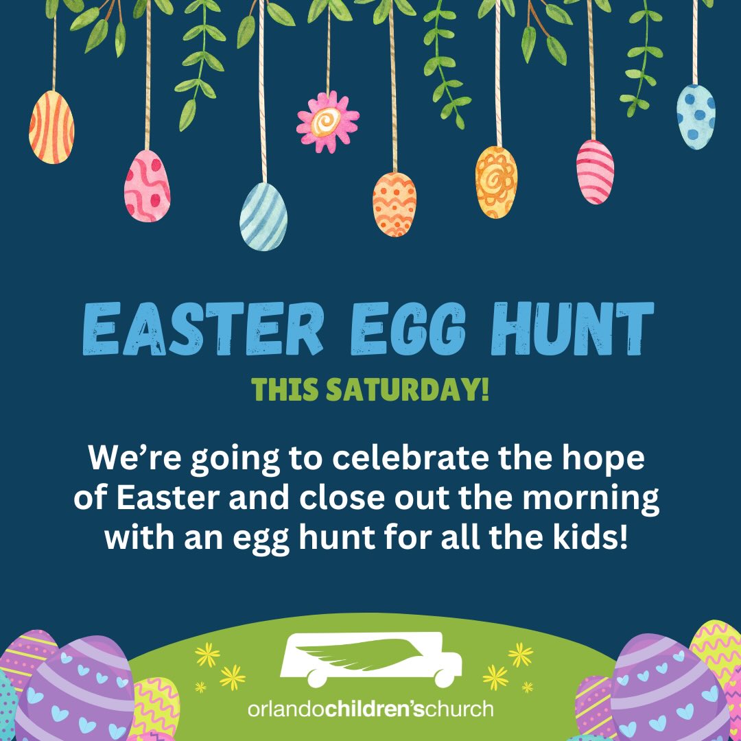 Join us this Saturday as we celebrate Easter at OCC!