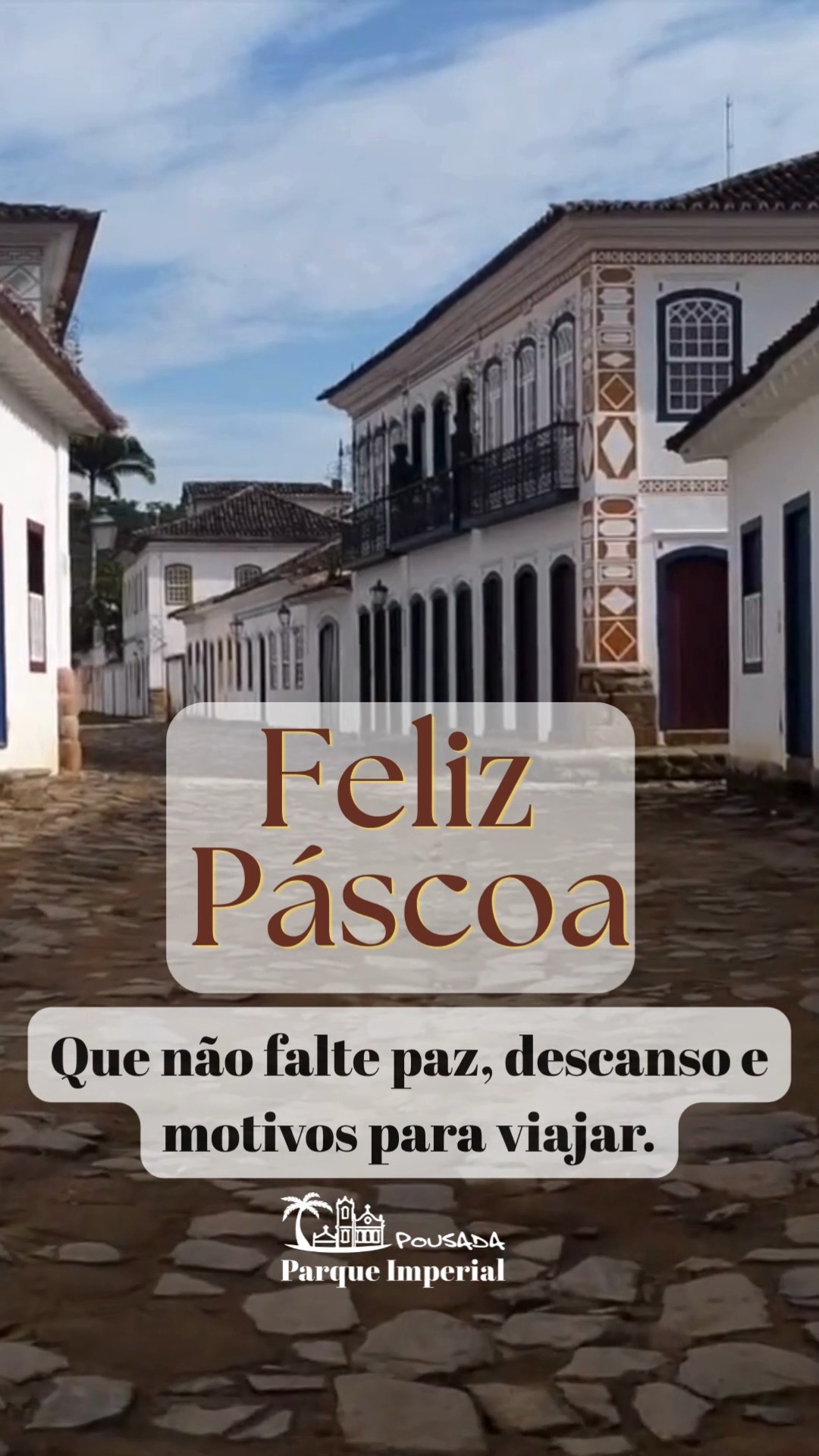 🐰🌸 Feliz Páscoa!
Que esta data renove a fé, a esperança e traga muitos momentos de paz e felicidade.
A Pousada Parque Imperial deseja a todos os nossos hóspedes, amigos e parceiros uma Páscoa cheia de amor, união e boas energias. Que nunca faltem motivos para celebrar e viajar!
✨ Que sua Páscoa seja doce, leve e especial.
#FelizPascoa #Pascoa2026 #PousadaParqueImperial #ParatyRJ #TurismoParaty #HospedagemEmParaty #Viagem #ParatyBrasil