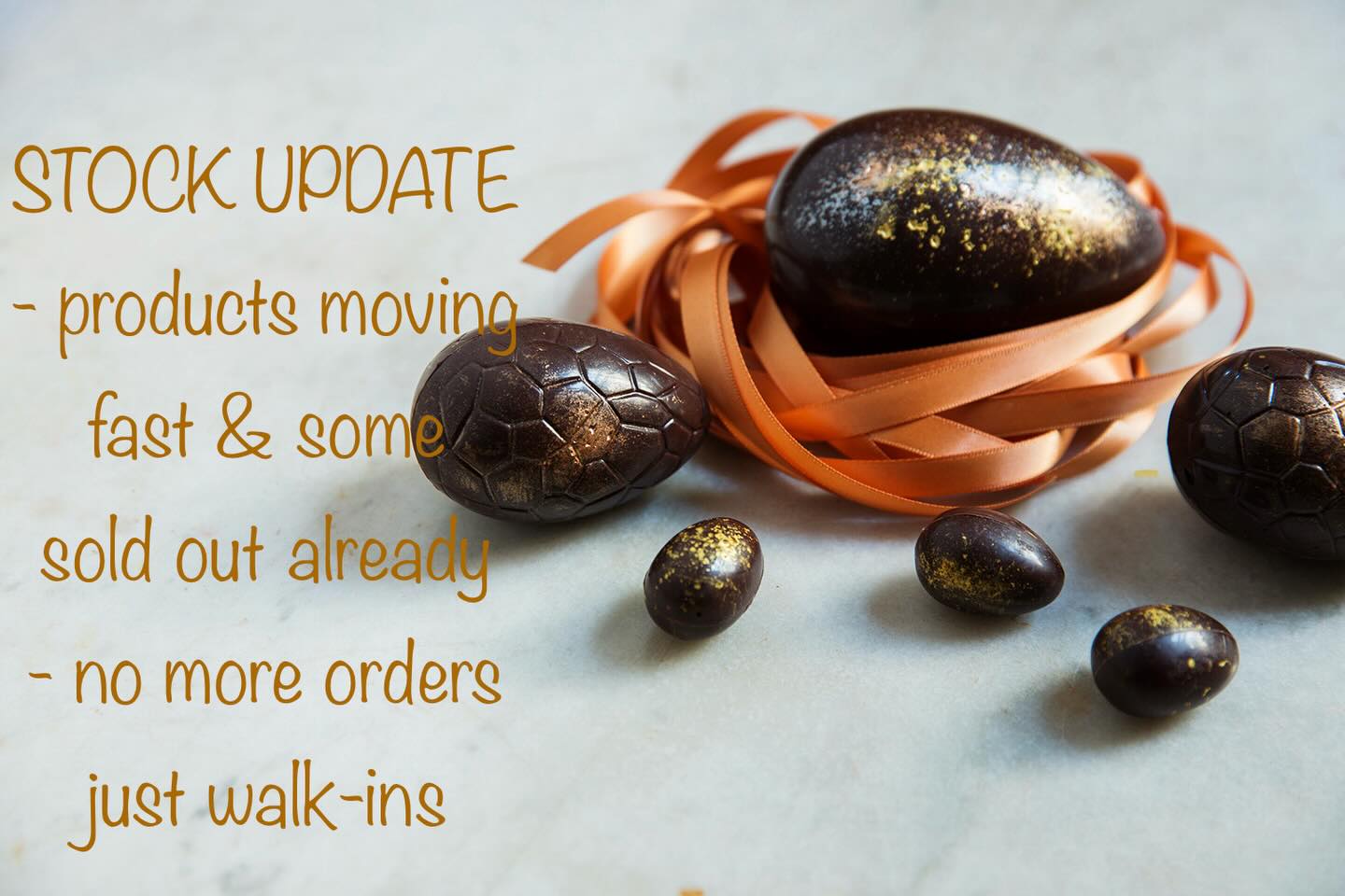 A quick update… we are having our busiest Easter ever so thank you ☺️ however this does mean we are starting to see products sell out… we are working the hardest we can to keep on top but we apologise if you miss out.
We cannot take any more orders so just in store sales only.
Open today & tomorrow from 10am to 5pm then closed Good Friday & Saturday 10am to 4pm.
Thanks again 🐰