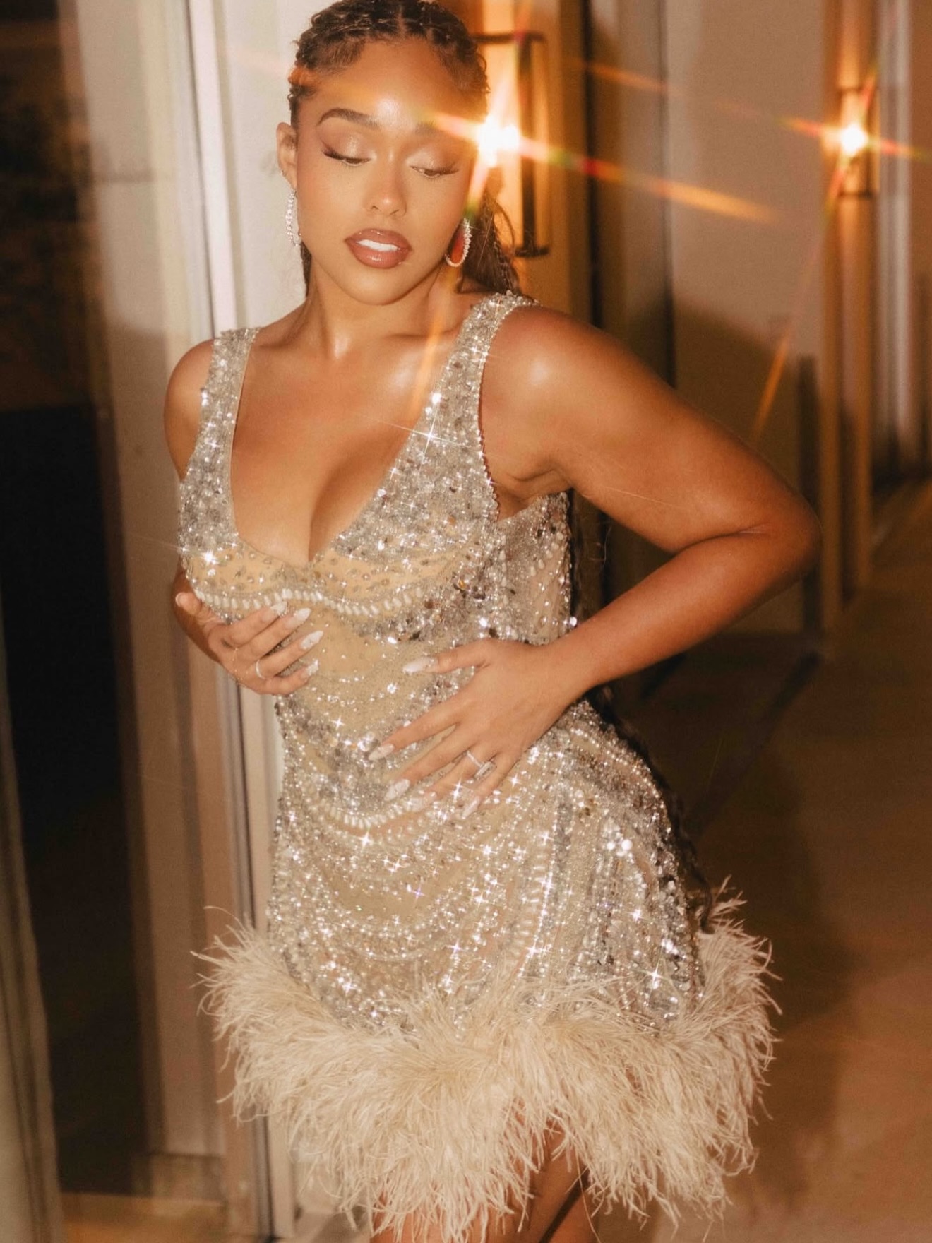 Jordyn baby glowing in MSK for her Bach 🤎✨