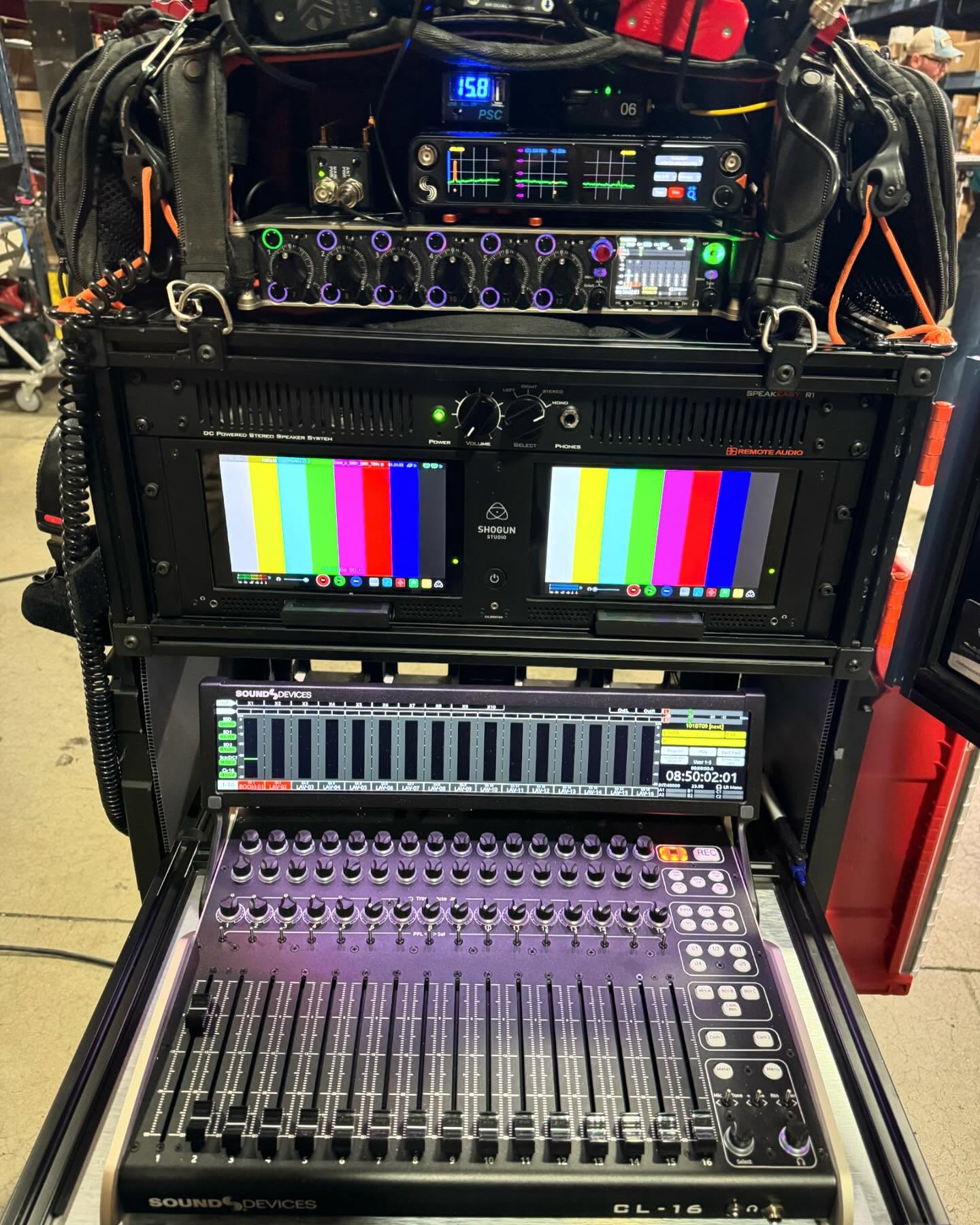 First day with Sound Devices Nexus-Go, A20 Mini’s and A20-TX. So far….fantastic!!!! Very grateful! #sounddevices #soundmixers