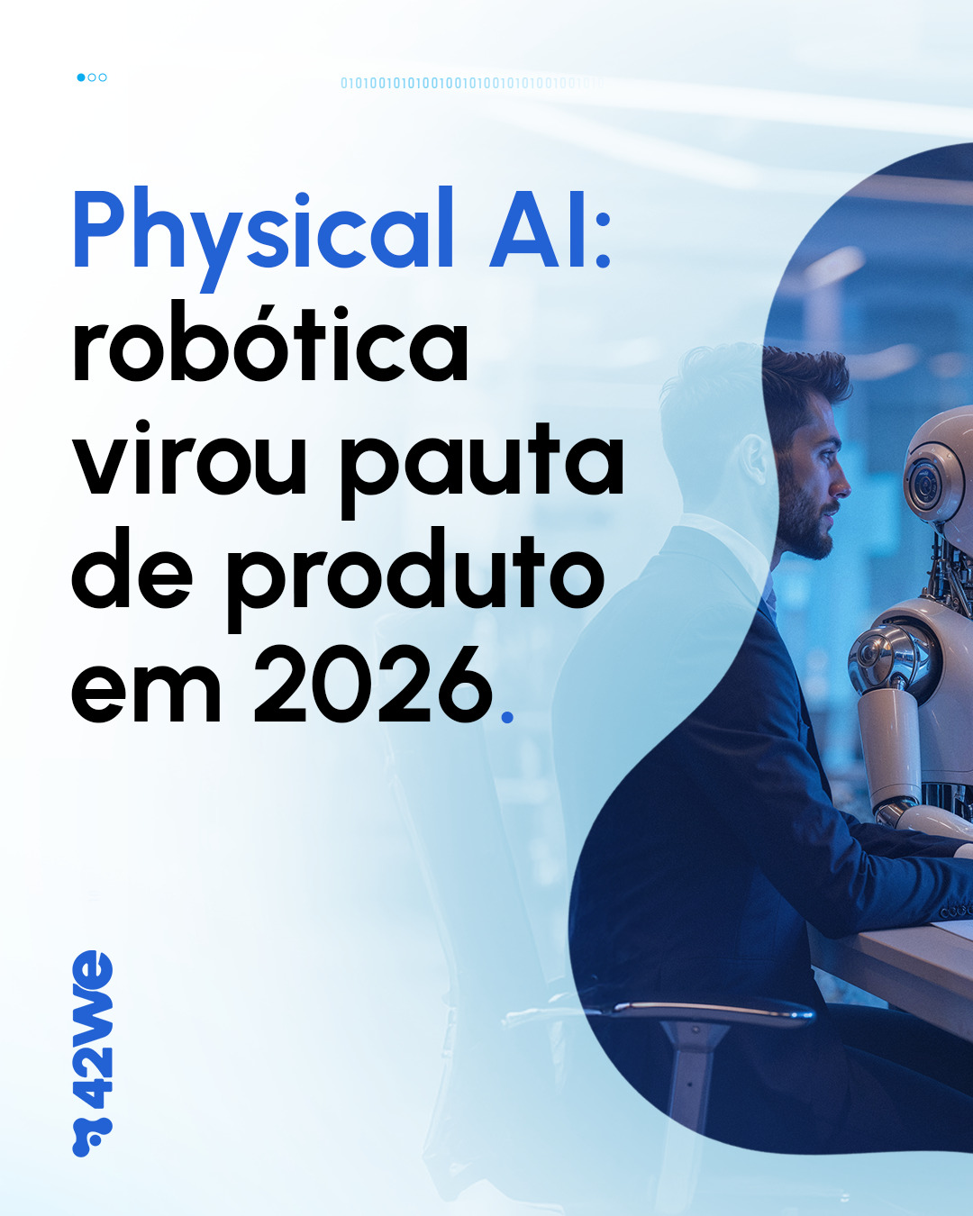 Physical AI e robótica estão saindo do “vídeo impressionante” e entrando no roadmap de produto. 🤖⚙️
A pergunta que importa é direta: é hype… ou já virou decisão real de mercado?
Quando a IA encontra sensores, atuadores e operação no mundo físico, tudo muda: integração, segurança, energia, confiabilidade e UX passam a ser requisitos, não detalhes. Quem trata isso como demo perde no campo. Quem projeta com arquitetura e escala ganha vantagem. 🔗📲☁️🚀
Passe o carrossel e veja o que está virando padrão, onde as empresas estão apostando e o que precisa existir para robótica entregar resultado de verdade.
#PhysicalAI #Robótica #ProdutoConectado #DesenvolvimentoDeProdutos #Integração #Automação #IoT #Indústria40 #Inovação #42WE