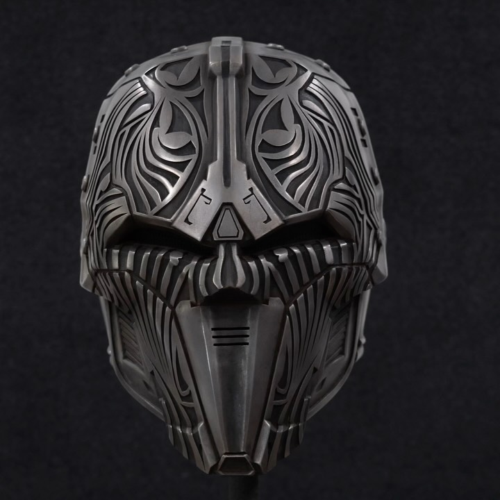Just completed another two-part Sith Acolyte helmet from SWTOR, made from aluminum cold cast resin. For those who have put in a restock request for one of these, this one’s now up in my online shop (link in bio). Edit: sold.
Thanks for looking!
#mynocksden #starwars #swtor #sith #sithacolyte