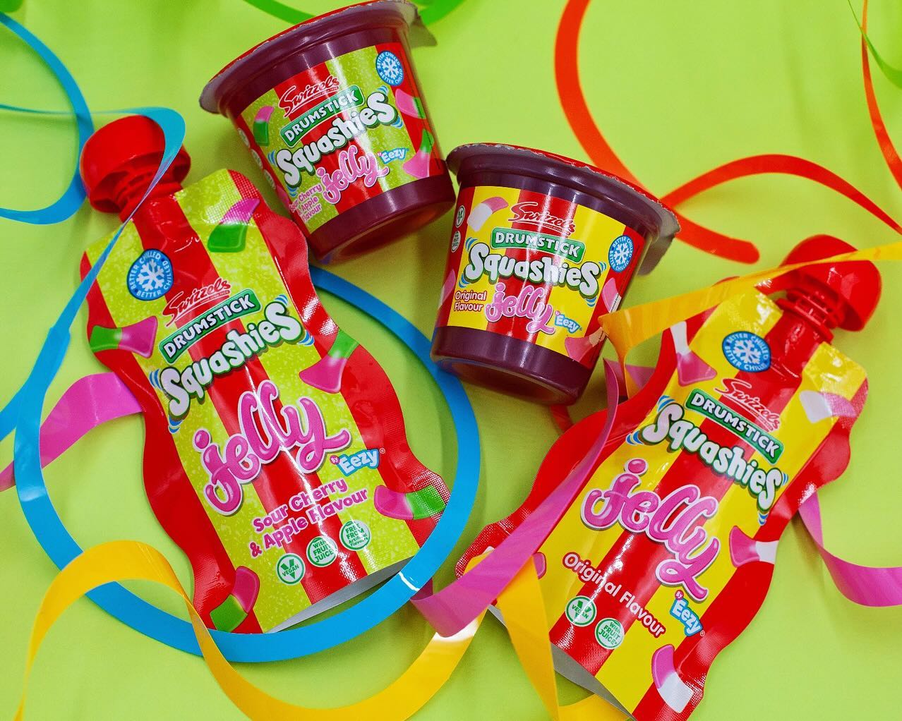 SNEAK PEEK ! Do you want to be the FIRST to enjoy the New Swizzels Drumstick Squashies jellies BEFORE they hit the shelves ?!
We're thrilled to announce an exclusive opportunity to be part of the launch of our newest Swizzels collaboration; which unites the unforgettable taste of Drumsticks dual flavour combinations in squishy-squashy jellies 🍬✨ Introducing the all-new Swizzels Jelly Pots & Pouches, packed with flavour, bursting with fruit juice and zero added sugar !! Coming soon to a store near you in 2024 or even sooner if you are our lucky winner 😊 ! Competition ends 04/01/2024 (UK entrants only)
How to enter:
Follow @by_eezy @swizzels_sweets @squashies_sweets
Tag 3 friends
Share this post on your story
#giveaway #swizzels #swizzelsjelly #byeezy
