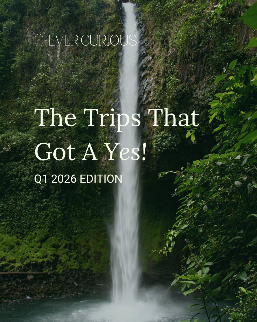 Q1 flew by⦠but here are a few of the trips that got a yes!
Short trips, bigger trips, and everything in between! Because no matter the size, it still has to work in real life. Timing, logistics, budget⦠all of it.
Thatās where I come in. Whether itās a long weekend or something more involved, I help map it out so it actually works from start to finish
Has a trip been on your mind?Let me help you get to a yes