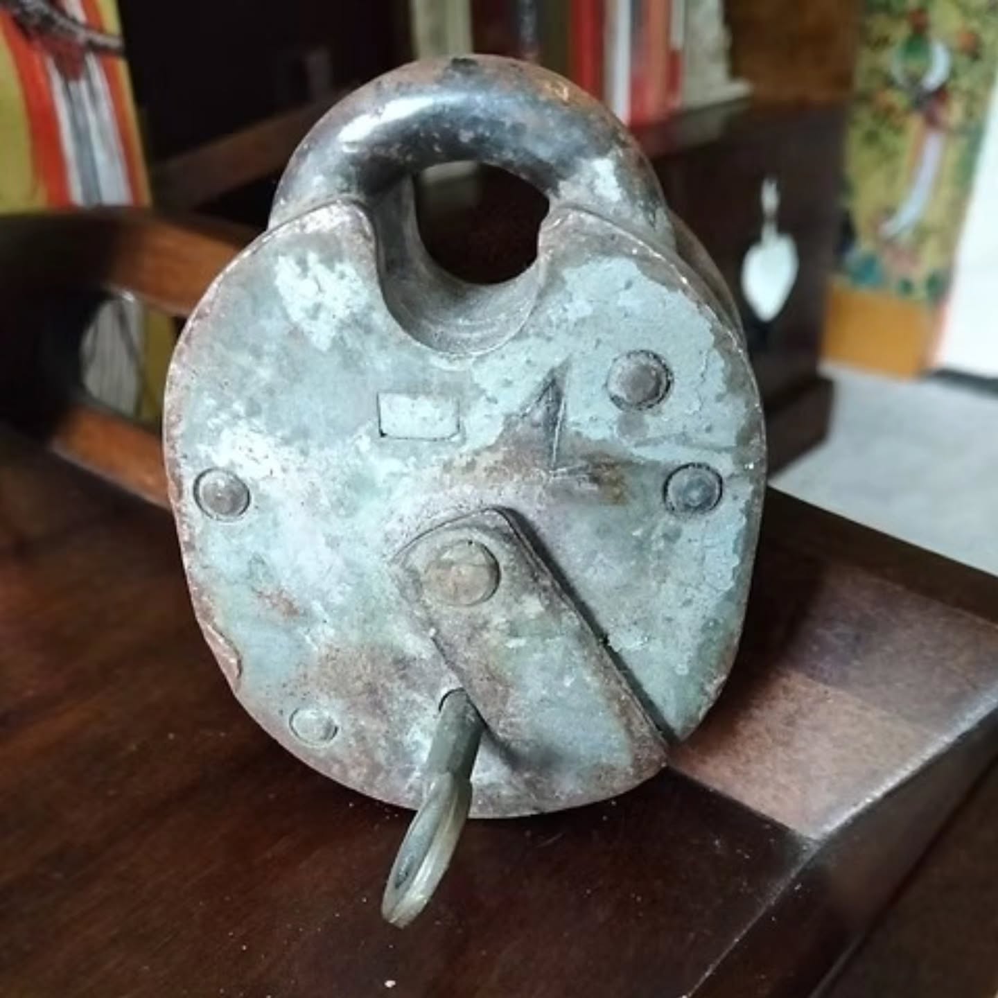Antique Victorian Iron Padlock with Original Key – 19th Century Rustic Lock | https://share.google/HnEqh6Cbz4YHlTKSD #stufftoyouandme