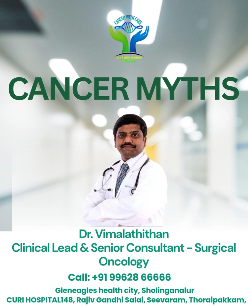 Misinformation can be dangerous—especially when it comes to cancer. Knowing the truth can literally save lives. Here are some common myths we need to stop believing 👇
🚫 Myth: Cancer is contagious
✅ Fact: You cannot “catch” cancer from someone else
🚫 Myth: Sugar directly feeds cancer and cutting it out cures cancer
✅ Fact: Sugar fuels all cells in the body—no single food causes or cures cancer
🚫 Myth: Young people don’t get cancer
✅ Fact: Cancer can affect any age group, though risk increases with age
🚫 Myth: All lumps are cancer
✅ Fact: Many lumps are non-cancerous, but it’s always best to get them checked
🚫 Myth: Natural remedies alone can cure cancer
✅ Fact: Evidence-based medical treatment is essential—natural methods may support, not replace
✨ The truth? Awareness, regular check-ups, and a healthy lifestyle can make a huge difference. Don’t let myths delay action.
Spread facts. Save lives. 💙
#CancerAwareness #MythVsFact #HealthMatters #StayAware #EarlyDetection #HealthEducation