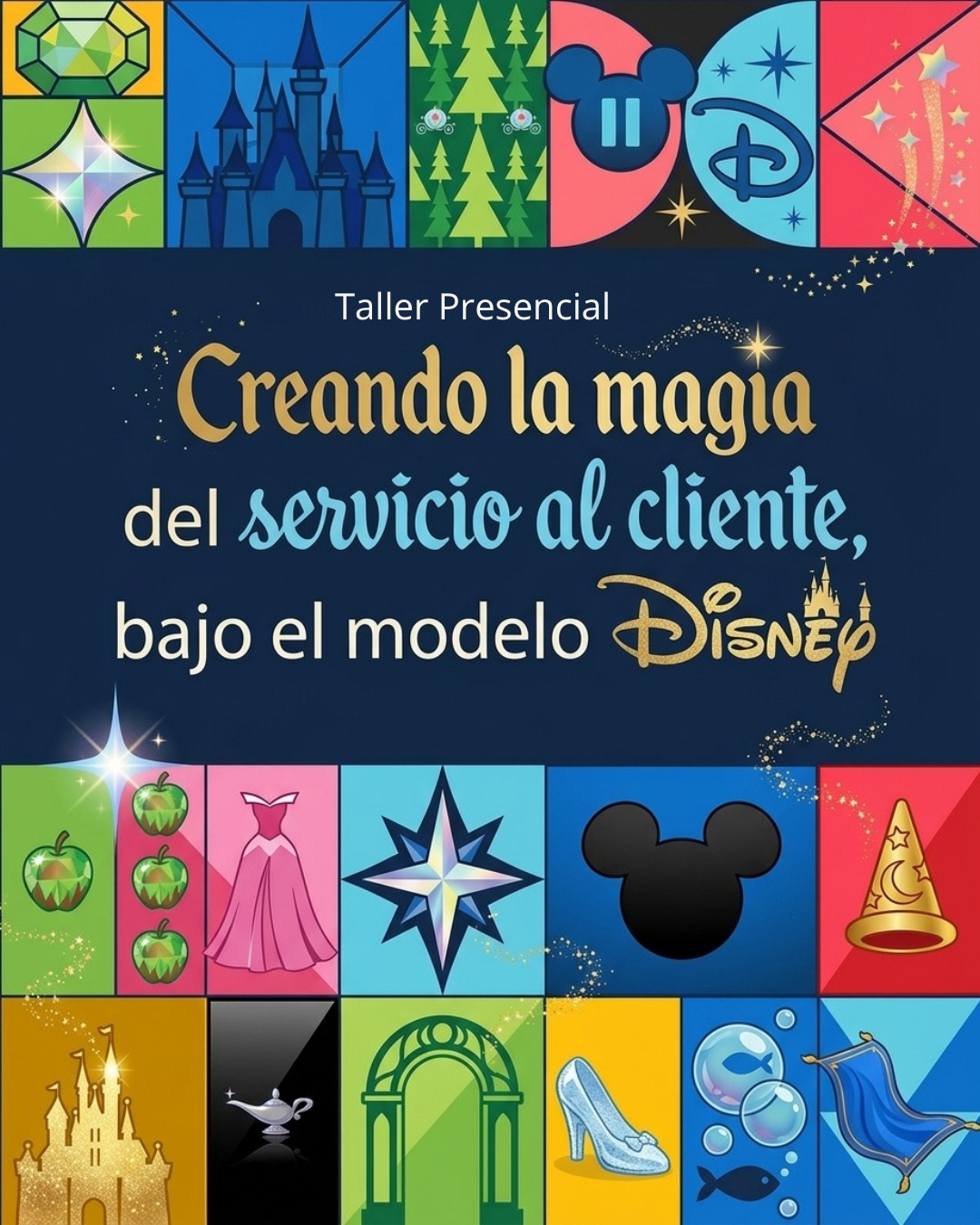 Tu problema no es el producto.
Es el servicio. 🧩
Cuando la experiencia falla, los clientes no regresan…
y nadie te lo dice. 🤐
Disney resolvió esto hace décadas:
no deja el servicio a la suerte. Lo diseña. 🎯
En este taller aprenderás a construir una experiencia que:
✨ aumente la recomendación
📈 mejore la retención
🤝 alinee a tu equipo
💎 te diferencie sin bajar precios
📍 Guadalajara – 25 de junio 2026
🎯 Taller presencial – Cupo limitado
Si tu servicio no está diseñado, estás perdiendo dinero. ⚠️