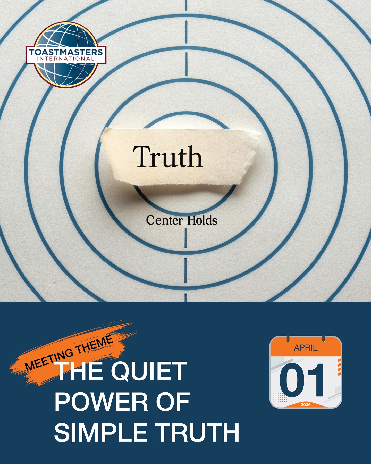 Sometimes, the most powerful truths are the simplest ones.
Not complicated.
Not trendy.
Just… true.
This week at Unicorn Tribe Toastmasters, we’re exploring:
✨ The Quiet Power of Simple Truths
What do you know deep down—but haven’t acted on lately?
✔ Speak with honesty
✔ Lead with clarity
✔ Connect with intention
Through inspiring speeches and engaging Table Topics, you’ll hear ideas that cut through the noise—and stay with you long after the meeting ends.
🗓 Wednesday | 7:00–9:00 PM PT
🌐 www.unicorntribetoastmasters.ca
📩 unicorntribetoastmasters@gmail.com
Join us. Sometimes, one simple truth can change everything.
#Toastmasters #PublicSpeaking #LeadershipDevelopment #CommunicationSkills #PersonalGrowth #ExecutivePresence #VancouverEvents #RichmondBC #Confidence #SpeakWithImpact