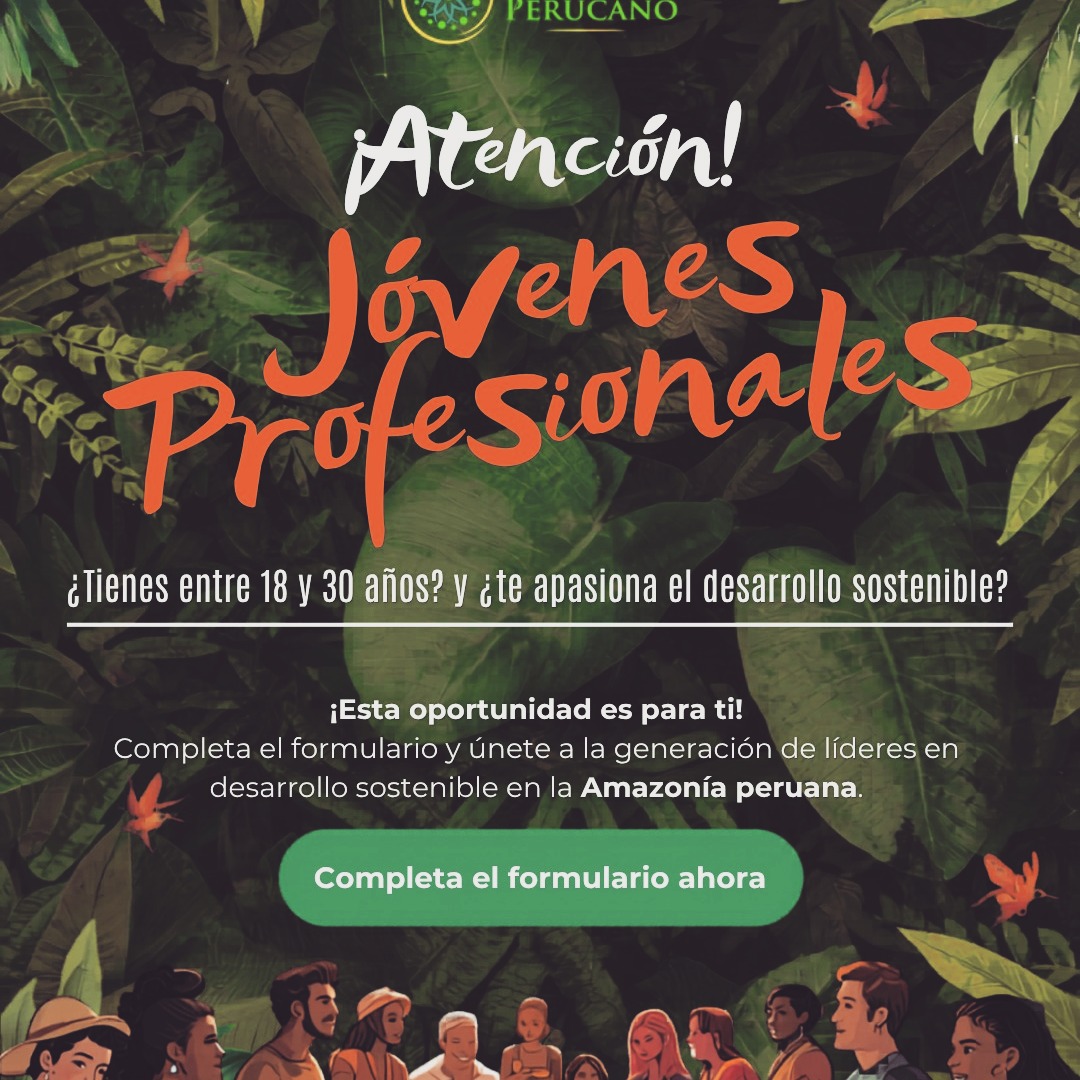 🌿 ¡Atención jóvenes profesionales en Perú!
¿Tienes entre 18 y 30 años y te apasiona el desarrollo sostenible? 🌱
Esta es tu oportunidad de ser parte de algo más grande.
En el Instituto Perucano, estamos construyendo una red de jóvenes líderes comprometidos con la Amazonía peruana, la agroecología, y la soberanía alimentaria.
✨ Queremos conocerte.
Esta breve encuesta es el primer paso para formar una comunidad que impulsa ideas, proyectos y colaboración real.
👥 Más de 450 jóvenes ya han sido parte de nuestros programas
🌱 +50 iniciativas de agroecología apoyadas
🌍 Conexiones locales e internacionales en sostenibilidad
💬 Tu voz importa. Tu experiencia suma. Tu liderazgo es necesario.
👉 Completa el formulario — link en bio
#InstitutoPerucano #JóvenesLíderes #Amazonía #Agroecología #DesarrolloSostenible #SoberaníaAlimentaria #Iquitos #Perú #Juventud #CambioSocial #Perucano