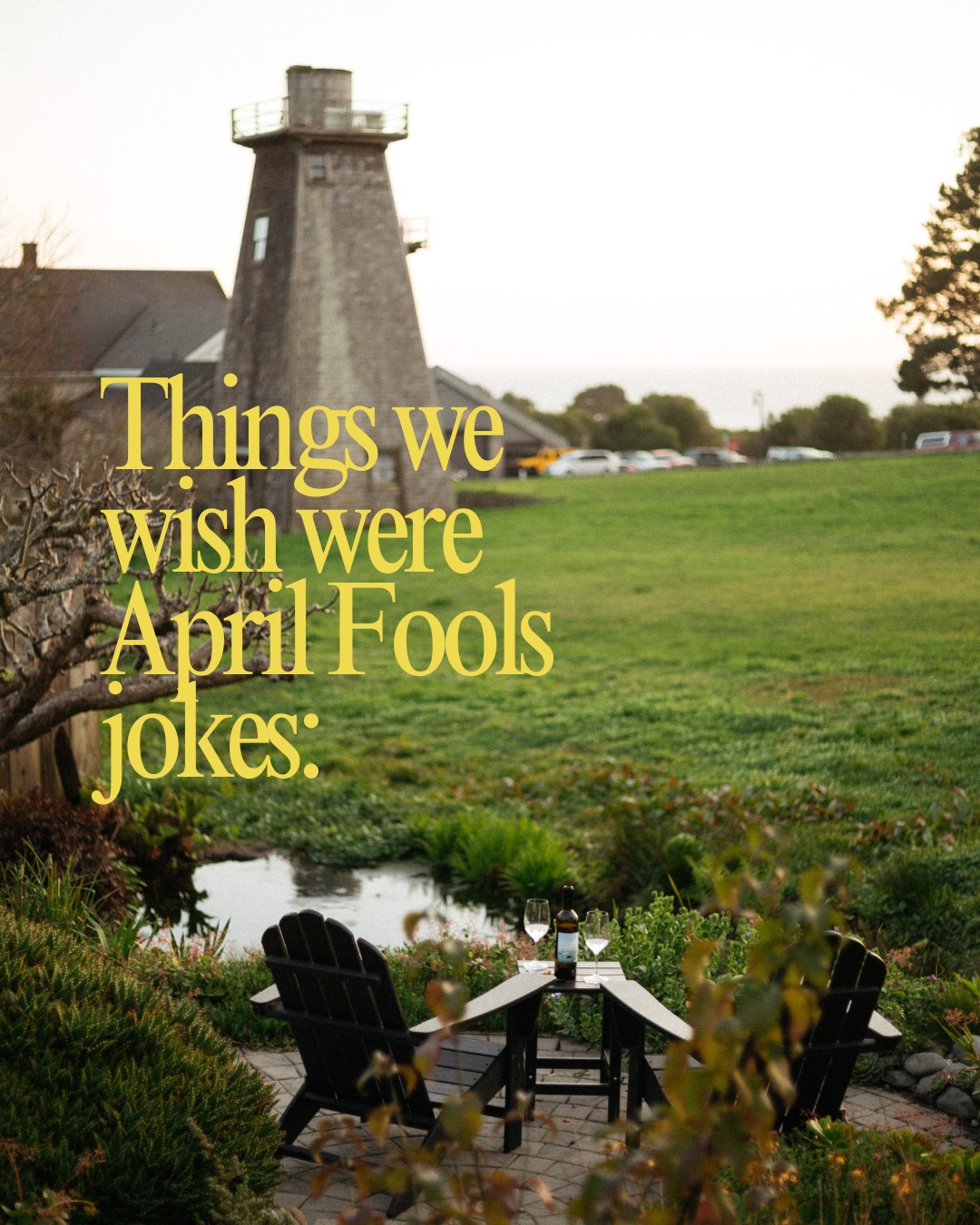 Things we wish were April Fools jokesâŚ
Spend a few days here and youâll understand. â¨
#WishItWereAJoke #AprilFoolsDay #CoastalEscape #WeekendGetaway #Mendocino