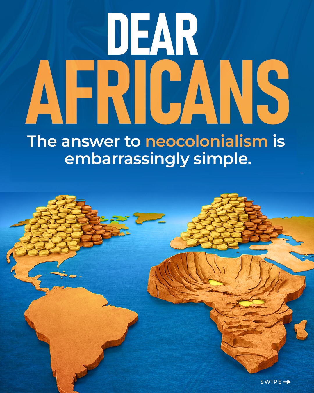 Whenever I say colonialism isn’t why Africa is poor today, people rush to say “but it’s neocolonialism.”
The truth is we are neocolonized because we are poor. We are not poor because we are neocolonized.
In today’s world, nations either create prosperity or they live under someone else’s rules.
This is why I focus on prosperity-building instead of complaining all the time about the past.
It’s the only way out.