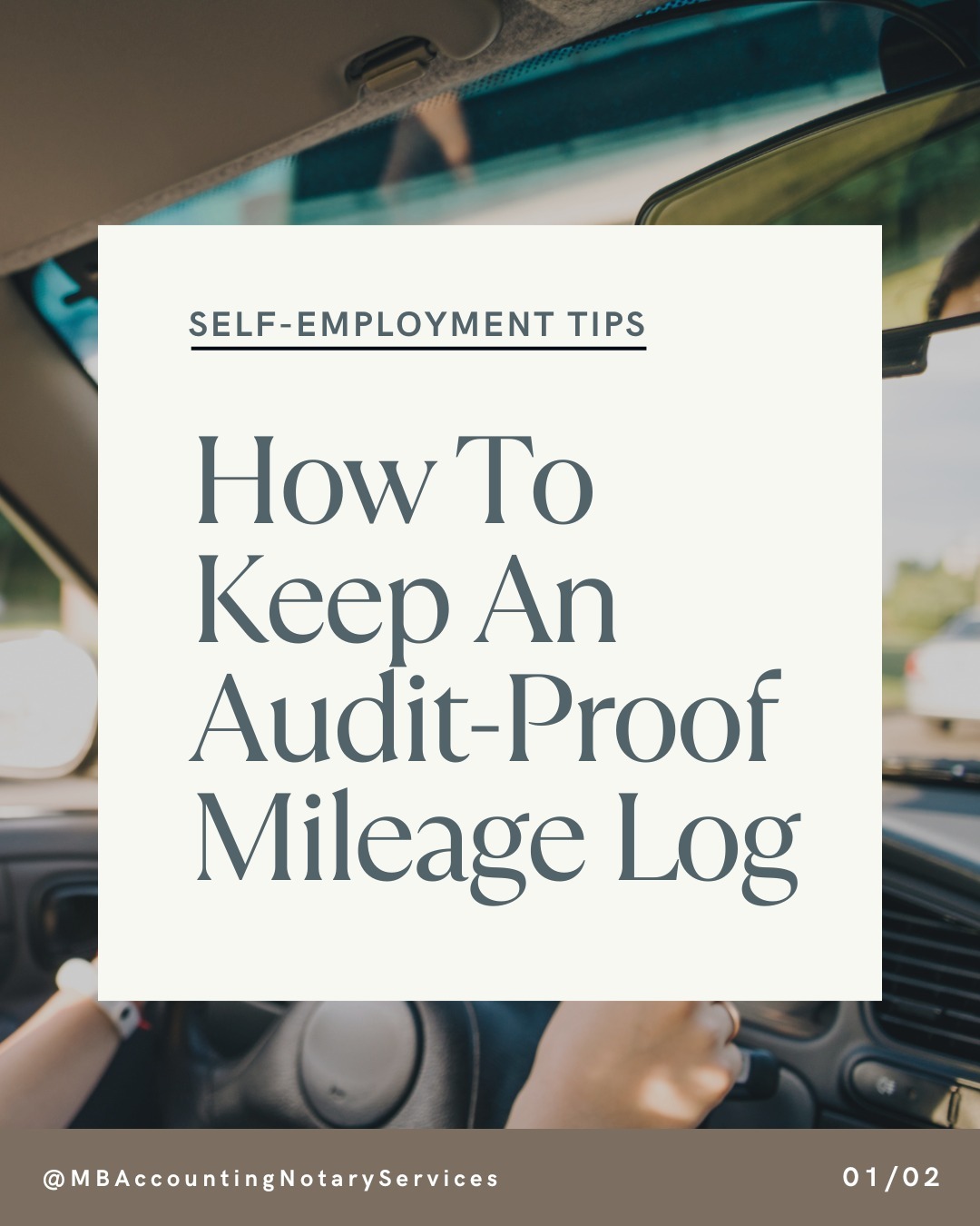 Planning to write off mileage when using your car for business purposes? 🚘
📌 Save this post to remember what you need to include:
▪️ The date of your trip
▪️ The destination
▪️ The business purpose
▪️ The starting & ending odometer
▪️ The total miles for the trip
▪️ Records of any additional auto-related expenses for the trip
▪️ Total annual mileage
#VirtualBookkeeping #RemoteBookkeeper #BookkeepingPro #Bookkeeper #BookkeepingTips #Accounting #Bookkeeping #CloudBookkeeping #BusinessOwner #EntrepreneurLife #Entrepreneurship #SmallBiz #TaxTips
#SmallBusinessBookkeeper #JohnsonCitybookkeeper #JohnsonCityaccountant #Tennesseebookkeeper #TNaccountant #MBAccountingNotaryServices
