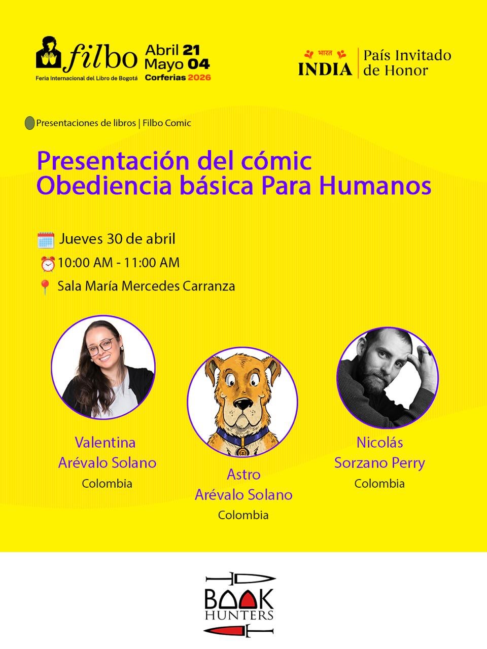 🇨🇴Amig@s,
Los espero mañana en @filbogota mañana a las 10am para la presentaciòn de mi comic ‘Obediencia Básica Para Humanos Nivel 1.’
Hablaremos de perros , de como comunicarnos con ellos, pero tambien del proceso de creación del cómic junto @sorzis .
También habra descuentos especiales para los asistentes que quieran llevarse el comic 😉 ..
Si quieres ver el trailer del comic… esta en el siguiente video .
🇬🇧
Friends!
I’ll see you tomorrow at @filbogota filbogota at 10 AM for the launch of my comic, ‘Basic Obedience for Humans: Level 1.’
We’ll be talking about dogs and how to communicate with them, but also about the creative process behind the comic alongside @sorzis
There will also be special discounts for those who want to grab a copy! 😉
If you want to see the trailer... check out the video below!