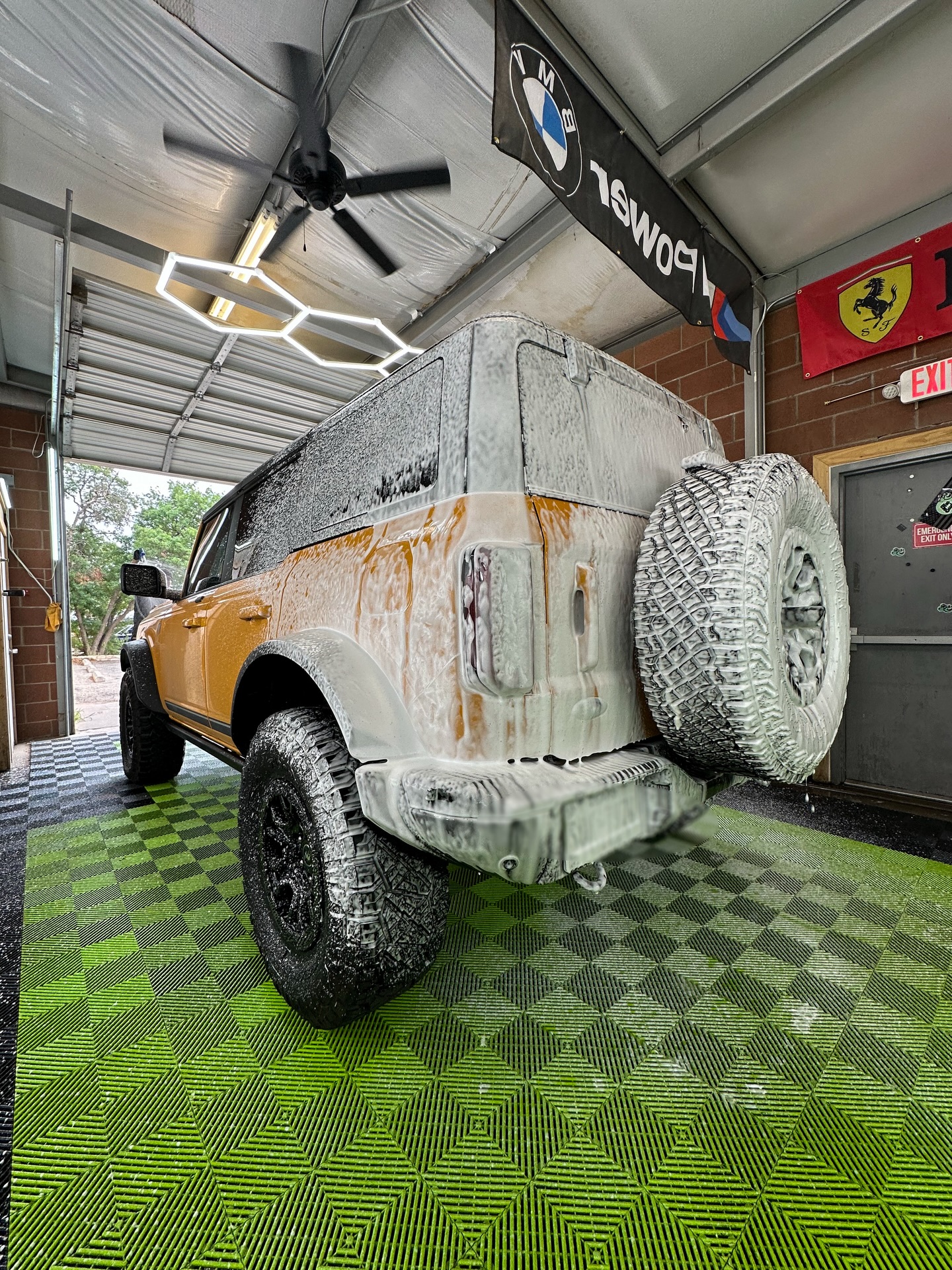 2 different vehicles, 2 different services 🔥
.
The Ford Bronco received our full signature detail making sure the interior and exterior stays looking fresh & clean. 🧼
.
As for the Corvette, it received our polish and ceramic bundle. We recommend getting a polish to remove any light imperfections before installing any sort of protection. 💎
.
If you care about your vehicle and are looking to either get it detailed or protected. Message us today! We are always here for your auto care needs!🤝