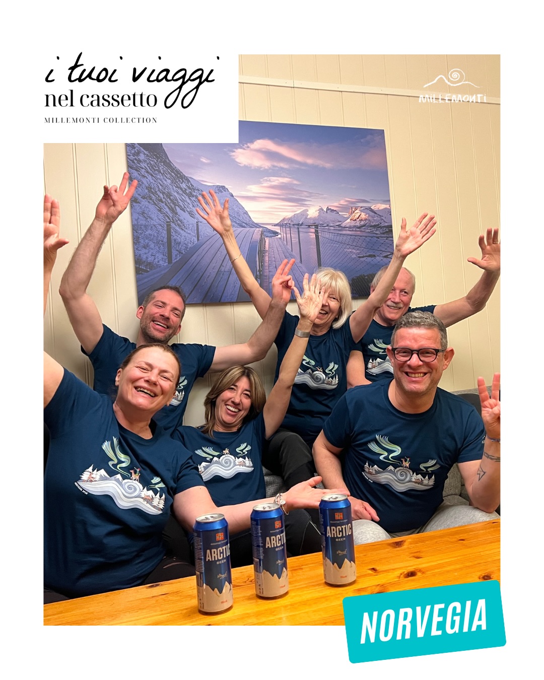 La T-shirt MilleMonti dedicata alla #NORVEGIA racchiude tutta la magia del Nord: renne selvagge, aurore che danzano nel cielo e paesaggi innevati che profumano di libertà 🦌✨🇳🇴
Con la collezione “I tuoi viaggi nel cassetto”, ogni avventura diventa qualcosa di unico: un ricordo da vivere, da condividere… e da indossare. Un simbolo del viaggio, dei compagni incontrati e delle emozioni che ti porterai dentro, ogni giorno 👕
Ti basta indossarla per tornare lì 💙
👉 Parti con MilleMonti per almeno 7 giorni e torna a casa con la T-shirt del tuo viaggio!
#millemonti #ituoiviagginelcassetto #collezione2026 #tshirtdacollezionare
@sportlandweb_ @kayland_official @rockexperienceofficial @guidealpinelombardia @guidealpine_italiane