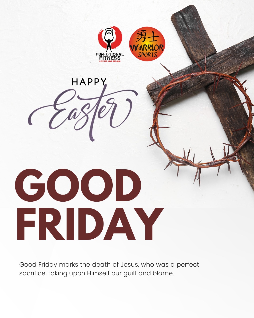 Happy Easter from the Warrior Sports family 🐣
Wishing you a safe and enjoyable long weekend with your loved ones.
See you soon 👊
#HappyEaster #WarriorSports #familytime❤️