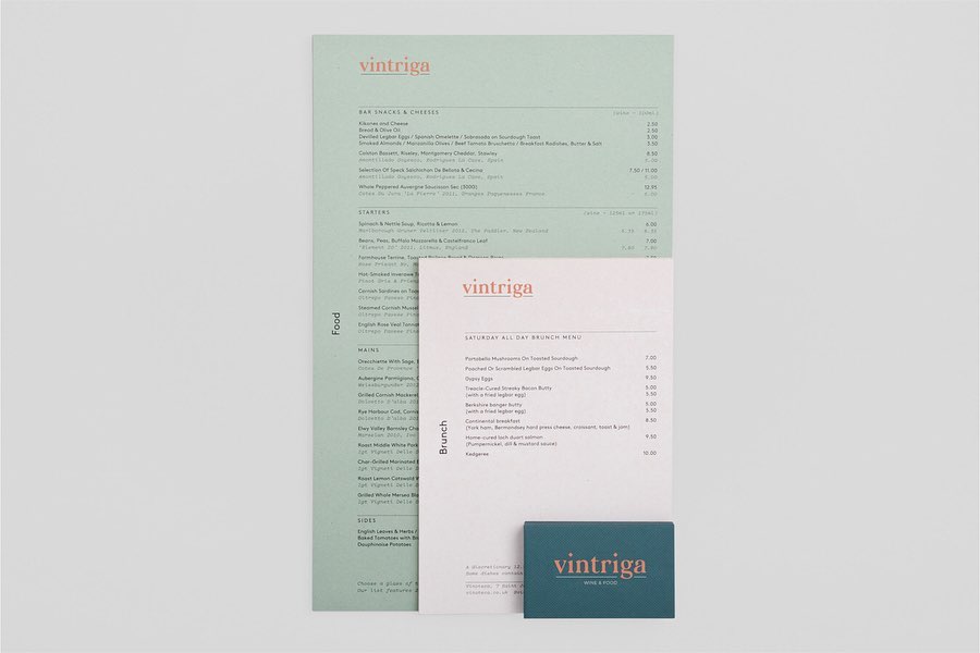 Brand identity, packaging and shooting per Vintriga. The best wine, cocktails and food in Copenaghen. Puoi trovare il progetto completo sul nostro sito e sul nostro account Behance.
—
#branding #graphic #graphicdesign #inspofinds #typography #logodesign #behance #logoinspirations #designmilk #thebrandidentity #mindsparklemagazine #solertestudio #giornidaautunno
