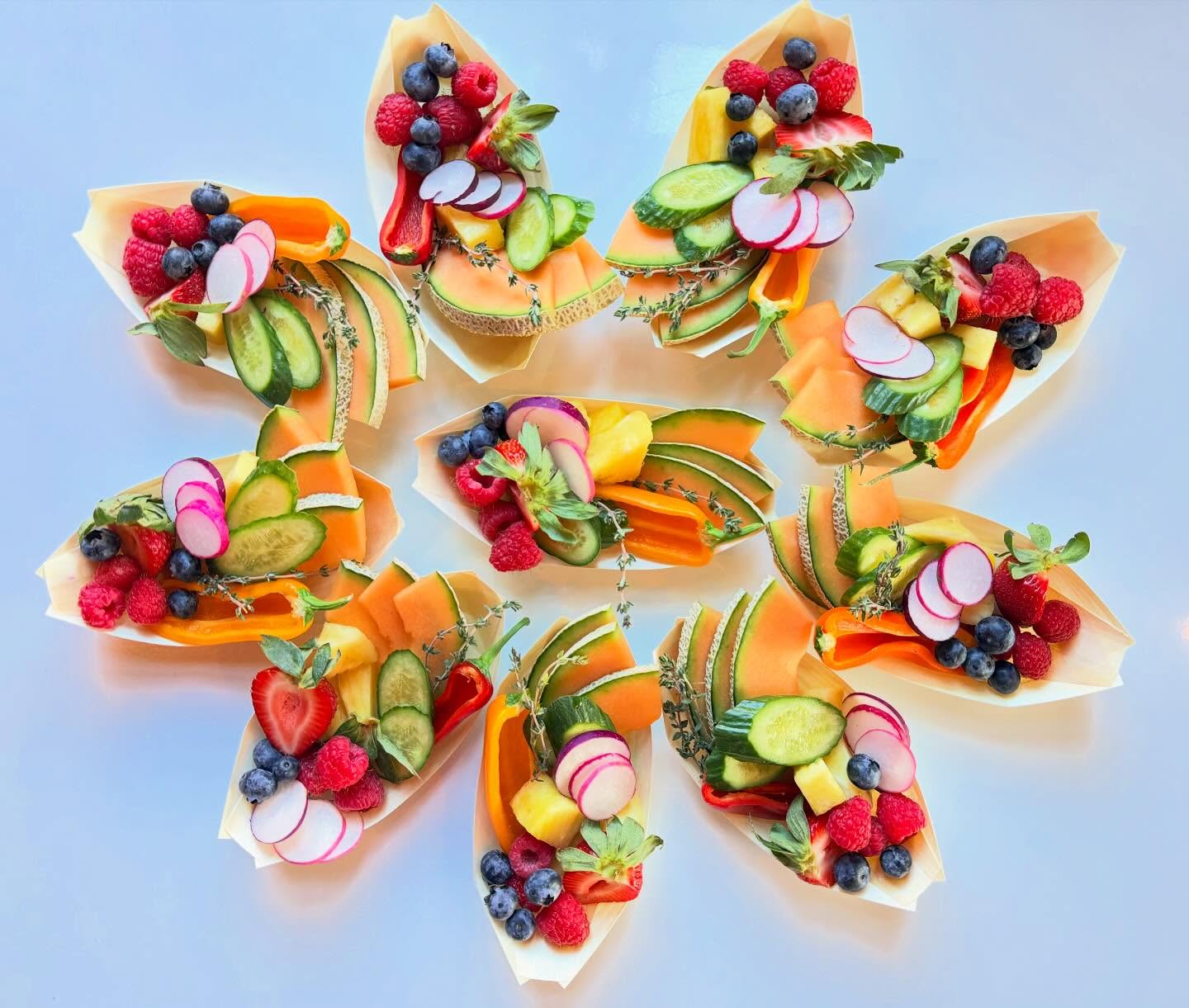 Fruit & Veggie Boats🍈🫛