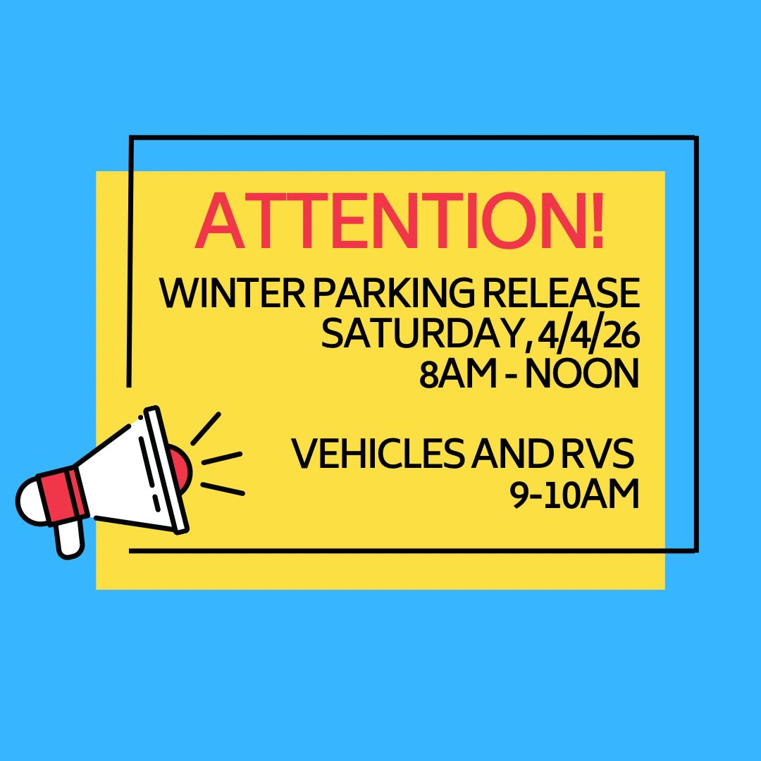 📣Winter Parking pick up📣
Items that were parked at the fairgrounds during November taken in will be released this Saturday, April 4 from 8am-12pm.
Vehicles/RVs are released from 9-10am
Please enter Gate #1 and make sure you stop at Bldg. #14 to sign your release paperwork
Thank you @innovation_powersports for sponsoring Winter Parking release!
