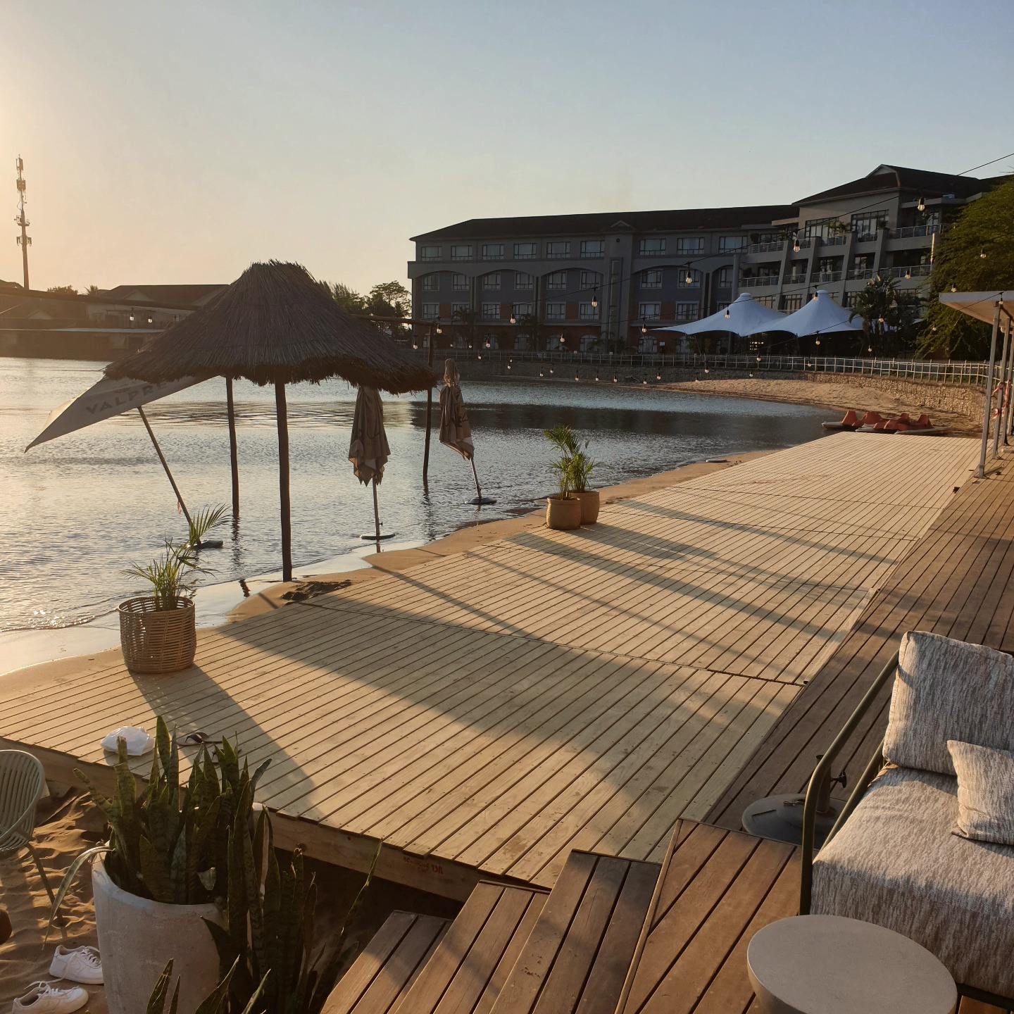 🏖 Expanding Zula Beach Restaurant & Bar: A Modular Deck Solution 🌊
We’re thrilled to share our latest project for Zula Beach — an expansive 108 sqm deck that more than doubles the size of the original deck we built for them.
🔨 To accommodate the unique beachside conditions, the deck was built in four modular boxes rather than as one continuous structure. Each section sits on concrete feet, preventing the deck from sinking into the sand while keeping the entire space level and sturdy. The modular design ensures the deck can be removed and adjusted as needed.
🛠️ Constructing on the sand came with its own set of challenges. We had to rethink our usual building techniques due to the deck’s need for removability. Anchoring the modular boxes to the concrete slab of the restaurant allowed the structure to remain secure without sacrificing the flexibility required for the beach environment.
🍹 This deck not only offers a practical solution for high tide but also adds value to Zula Beach's outdoor experience. Now, they can comfortably accommodate more guests for everyday service or large-scale events, all while maintaining the relaxed beach vibe that makes it a favorite spot in Richards Bay.
📲 This Project is a testament to our ability to adapt our craftsmanship to meet the demands of unique environments. Ready to transform your outdoor space with customized, durable solutions? Contact us today to see how we can bring your vision to life.
📍 Crafting creative solutions throughout KZN.
📞 072 620 1486
🌐 www.mistymountaintimber.com
📧 mistymountainsa@outlook.com
#ZulaBeach #ModularDeck #BeachfrontDeck #CoastalCraftsmanship #OutdoorTransformation #EventReadySpace #MistyMountainTimberworks
#Carpentry #CreativeCarpentry