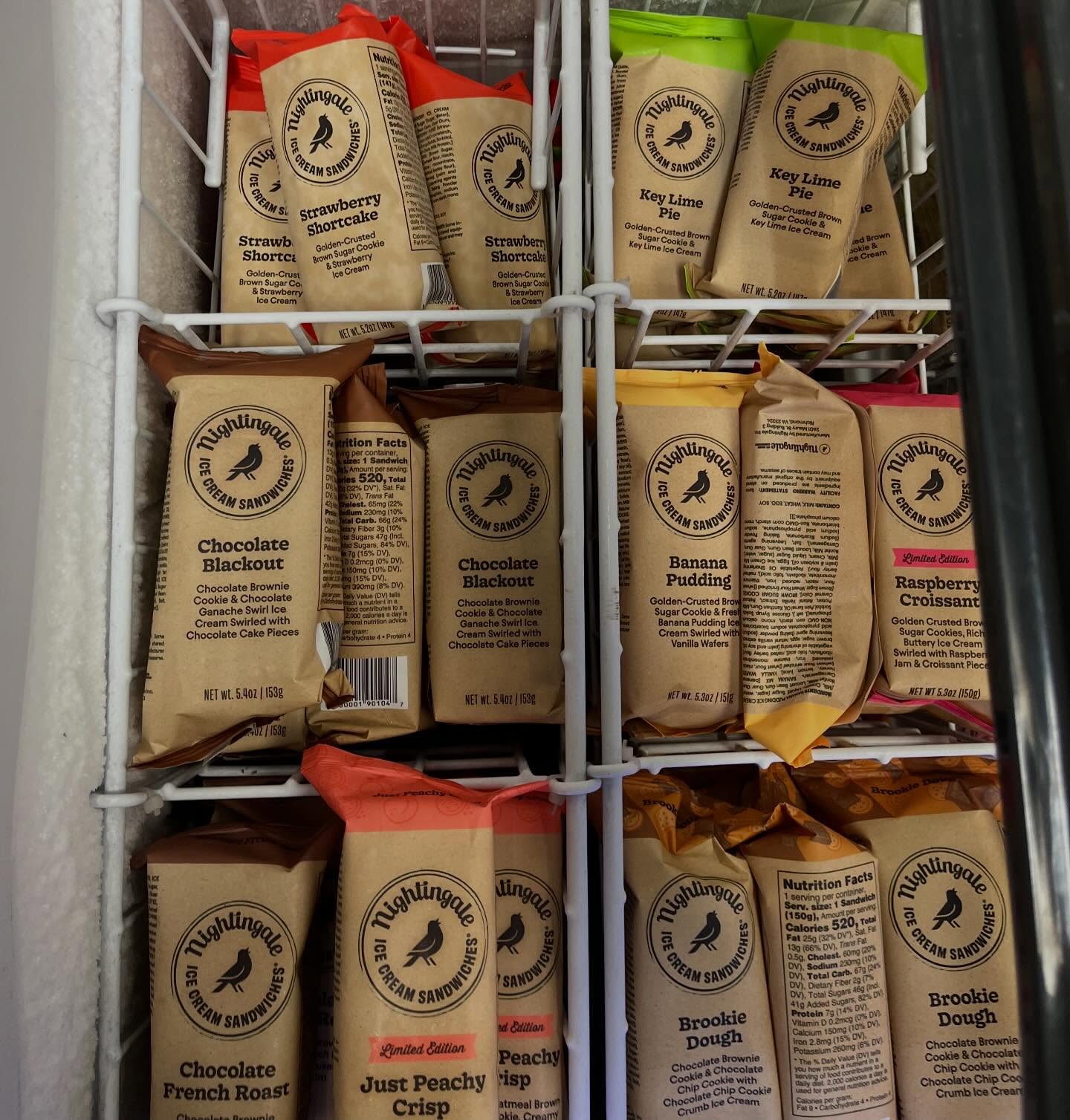 Fresh drop of Nightingales and King of Pops! Just in time for warmer weather 🍉🌻⛱️🌞
#ashlandva