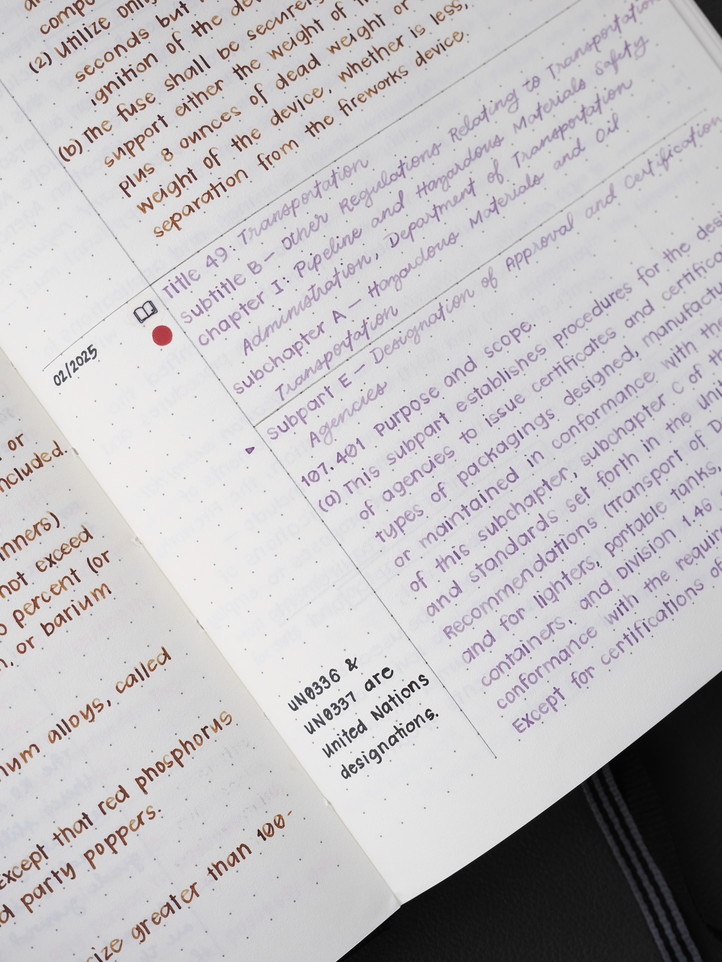 Random margin notes from my work commonplace book. 💕
I’m sure my colleagues think I’m weird for how much I write, but I swear there’s purpose behind the madness. Plus, it’s so much easier to mark up copied text than it is to mark up the PDF of a two column scientific journal article or standard with tiny text.
Supplies:
A5 Leuchtturm1917 notebook
Handwriting using various fountain pens & colored fountain pen inks
Black & Grey inks used were De Atramentis Document Black and Diamine Earl Grey
A mechanical pencil for margins & dividing lines