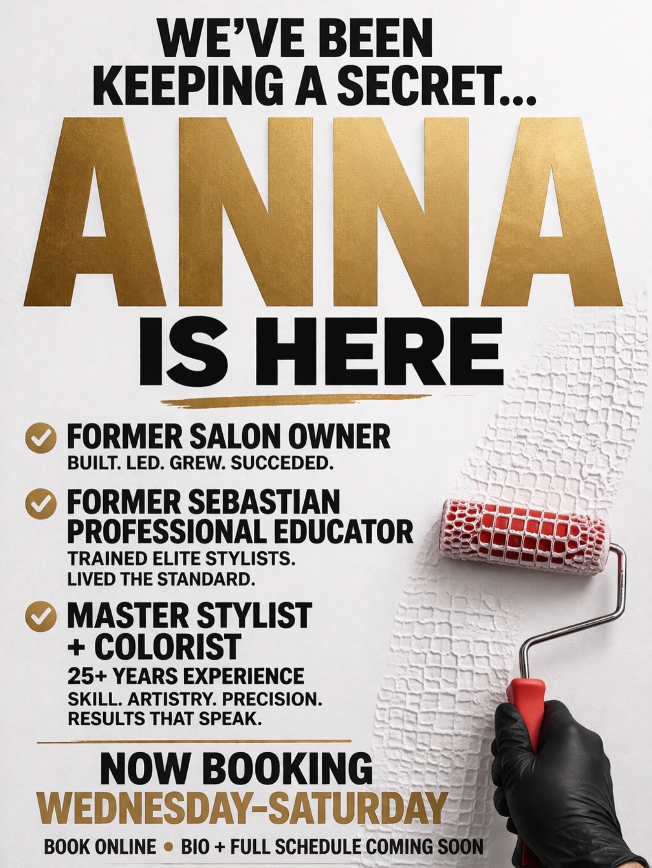 April showers bring Anna’s magical hair powers🪄
No really though , we are THRILLED to announce the arrival of our addition stylist Anna, formally of Posh Salon in Babylon Village for over a 2 decades and a previous salon owner of One3five in Lindenhurst ,she comes with almost 25 years experience in everything from bridal to precision razor cutting ,to hair extensions and even hair education.Book with Anna online directly from our website or call 631.482.1593 to book!
#salonhueofbabylon
#longislandhairsalon
#longislandhairextensions
#suffolkhair
#newchapter