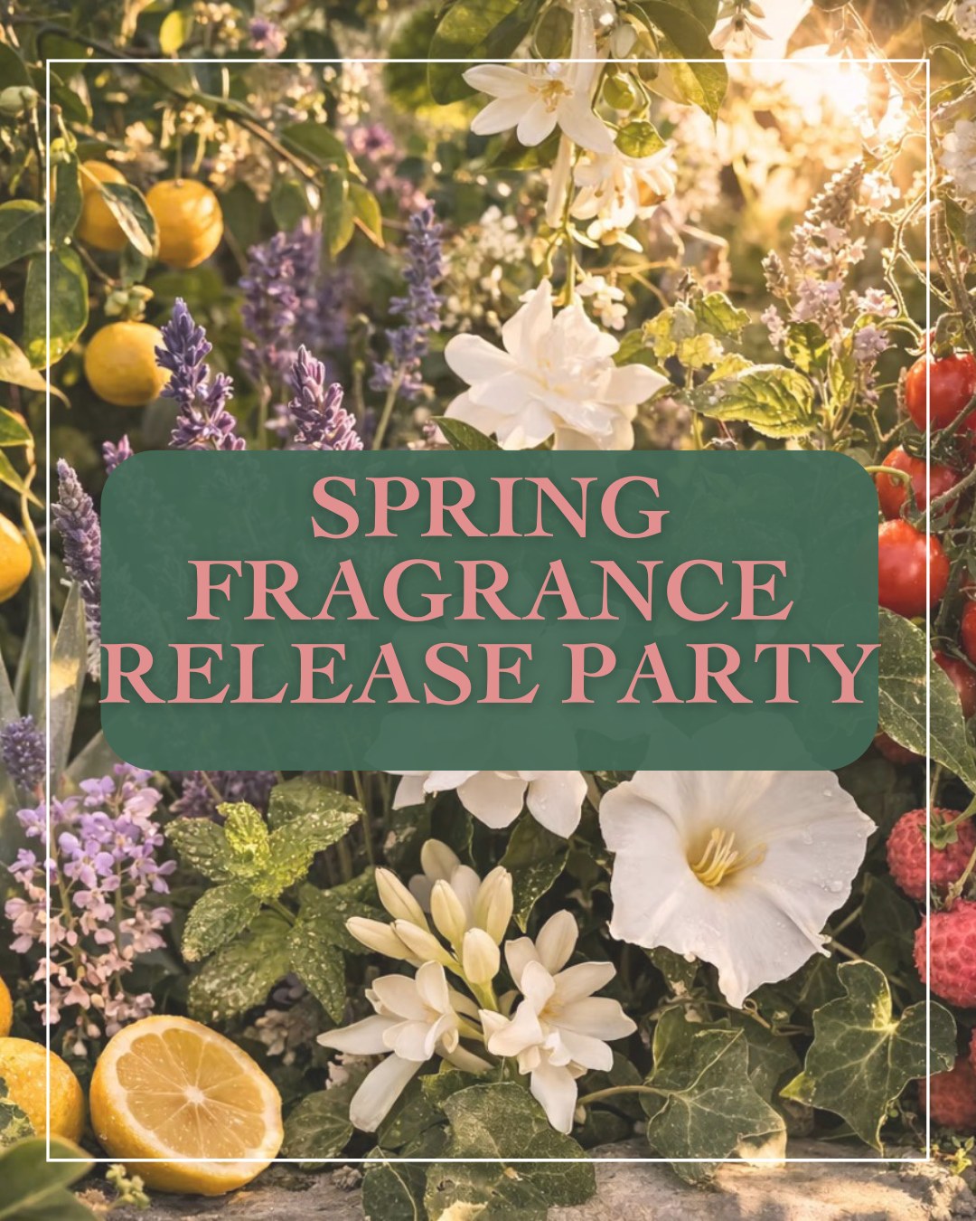 Reminder, tomorrow is our Spring Fragrance Release Party 💐
🕰️ 12pm - 6pm
We're releasing our new spring fragrance lineup, featuring 11 new scents available at the scent bar at our open-house style fragrance release party.
💛 RSVP guests receive 10% off retail purchases
💚 The first 10 RSVPs will receive a special gift
Walk-ins are welcome, but RSVPing gives you access to the retail discount. RSVP at our Event Calendar via the link in bio!