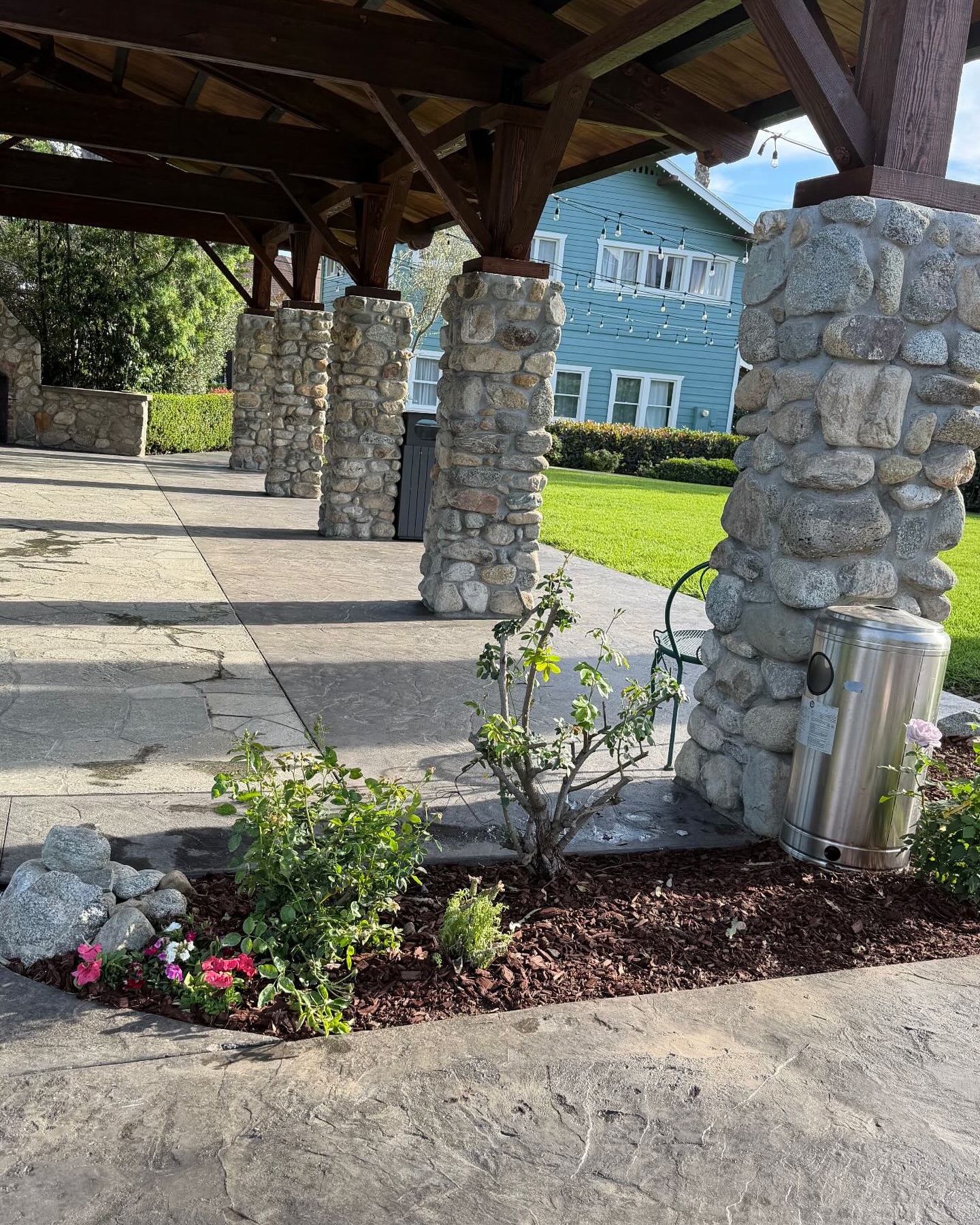 New landscaping