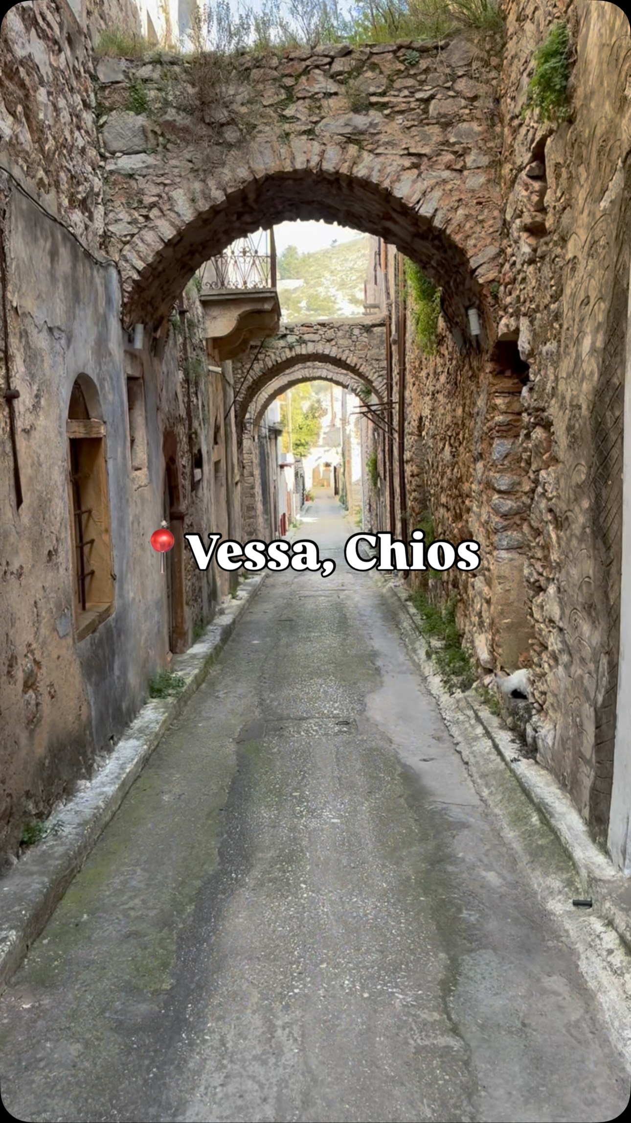 Νοικιάζοντας ένα αυτοκίνητο από @bollas_rentacar_chios θα βρεθείς εύκολα και γρήγορα στο χωριό της Βέσσας, ενα από τα μεσαιωνικά χωριά της Χίου!
Ένας περίπατος στα σοκάκια της και ένας παραδοσιακός καφές στο καφενείο της πλατείας, θα σε χαλαρώσει.
Ήσυχο και προσεγμένο χωριουδάκι, το οποίο αξίζει μια επίσκεψη.
Είναι εξολοκλήρου πετρόκτιστο και βρίσκεται σε στρατηγικό σημείο, όπως τα περισσότερα μαστιχοχώρια, ώστε να προστατεύεται από την πειρατική απειλή.
——————————————————————————-
🔺By renting a car in Chios, you can easily explore the island!
🔹With a short and pleasant drive, you can reach Vessa Village, one of the most beautiful medieval villages of the island.
A walk through its charming stone alleys and a coffee at the traditional coffee shop in the village square will bring you a sense of calm and relaxation.
Quiet, well-kept and full of character, this small village is definitely worth a visit.
The village is entirely made of stone and, like many of the Mastihohoria, it was built in a strategic location to protect its residents from pirate raids in the past.
—————————————————————
Bir araba kiralayarak Chios Adası’nı keşfetmek çok daha kolay! 🚗
Adanın en güzel Orta Çağ köylerinden biri olan Vessa Village’ya kısa bir yolculukla ulaşabilirsiniz.
Taş sokaklarında yapacağınız keyifli bir yürüyüş ve meydandaki geleneksel kahvede içeceğiniz bir kahve ruhunuzu dinlendirecek. ☕
Sessiz, düzenli ve büyüleyici atmosferiyle bu küçük köy mutlaka görülmesi gereken yerlerden biri.
Köy tamamen taştan yapılmıştır ve birçok Mastihohoria gibi geçmişte korsan saldırılarından korunmak için stratejik bir konumda inşa edilmiştir.