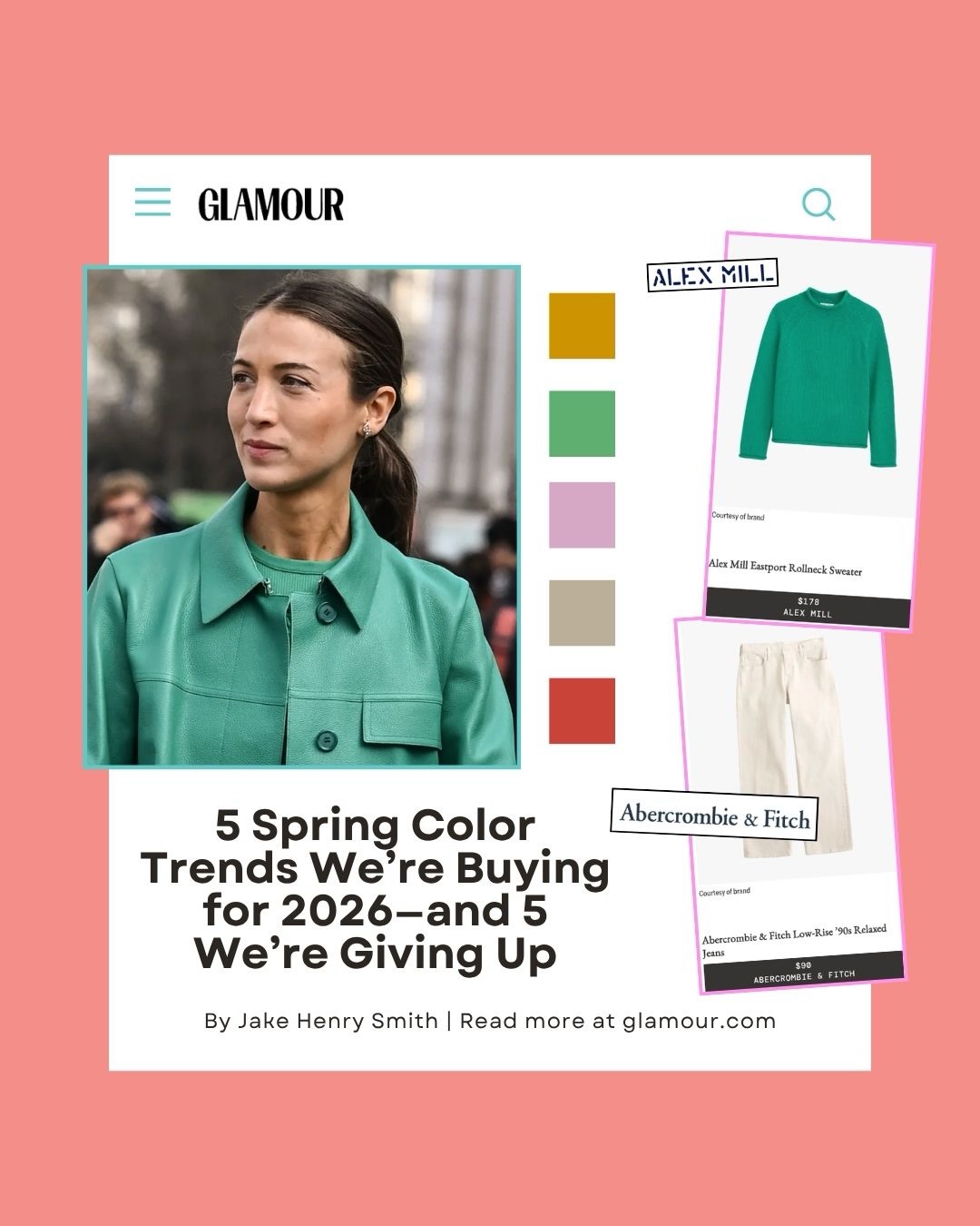 It’s officially Spring! 🌸
Kicking off the season with fresh highlights—rounding up recent inclusions across Glamour, Who What Wear, and Good Housekeeping, from color trends to swimwear and gifting ☀️