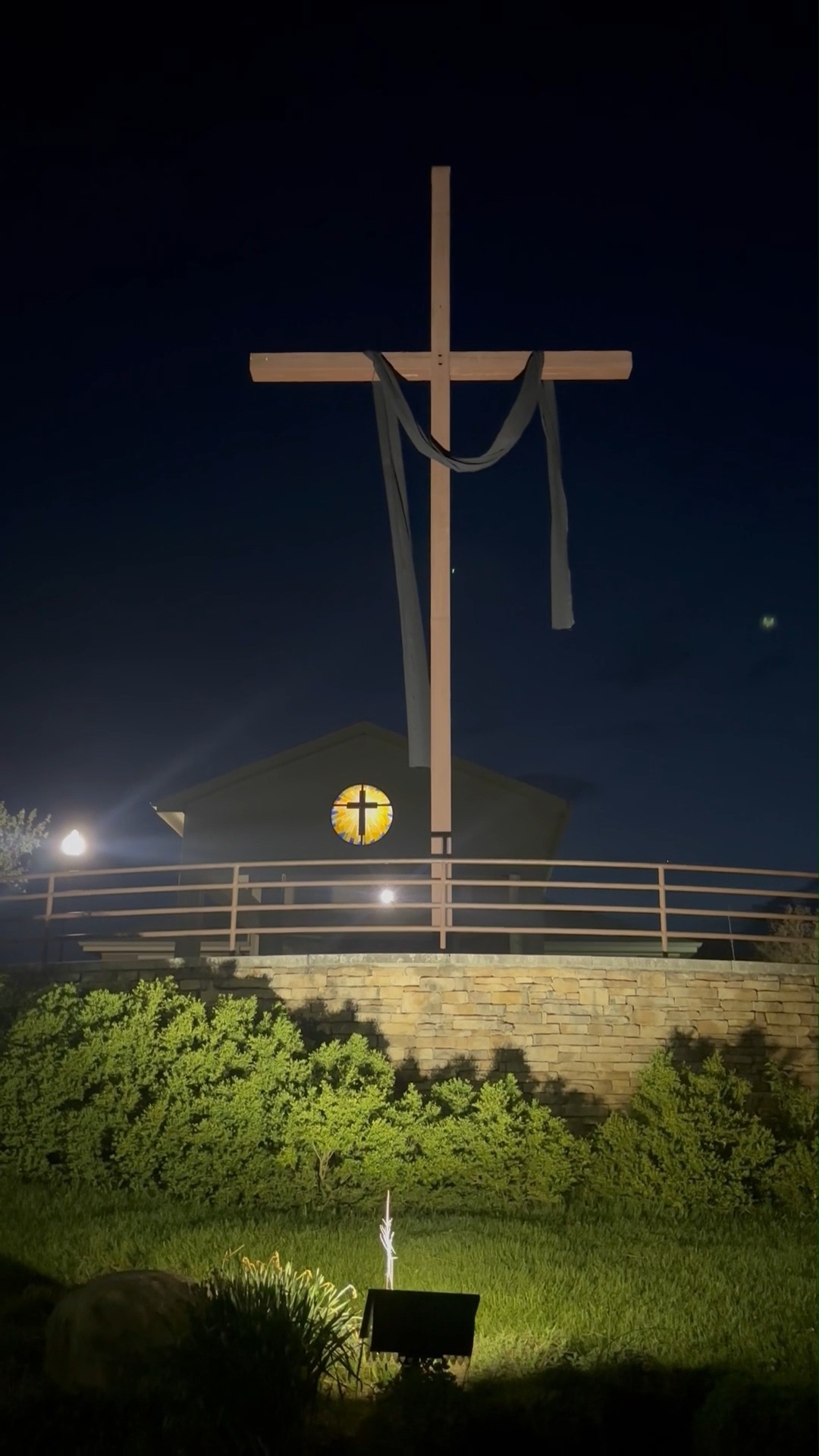 We left the Good Friday service in silence last night, as Jesus' body was taken down from the cross and placed in the tomb. But, we know Sunday is coming. We fear no foe, not even death, as long as Jesus stays with us.