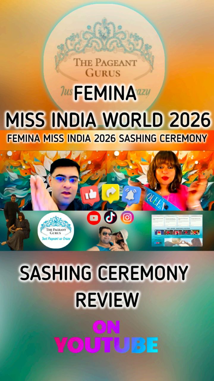 FEMINA MISS INDIA WORLD 2026 SASHING CEREMONY REVIEW #missindia #missworld