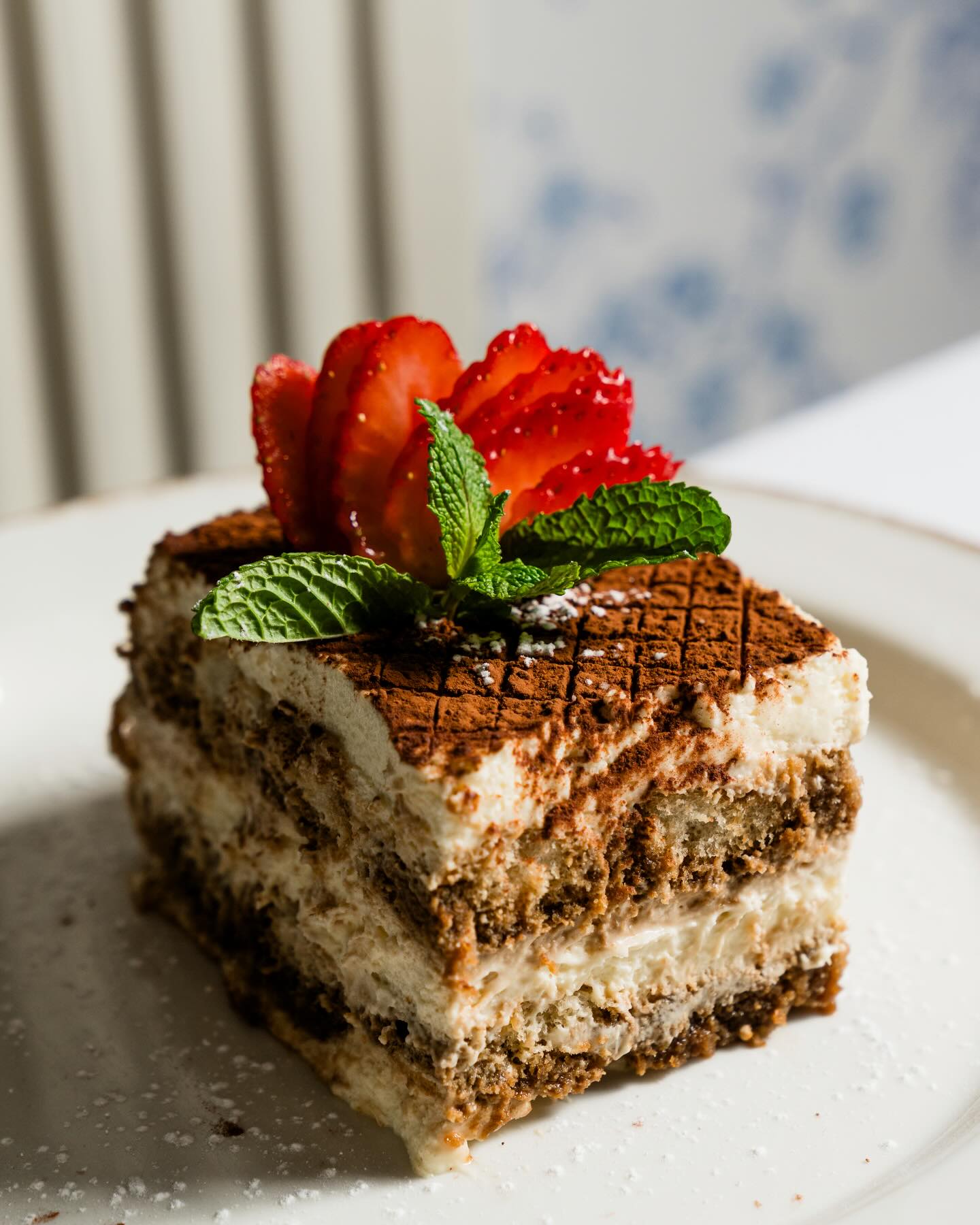 Light, creamy, and perfectly indulgent.
Our homemade tiramisu is an all-time favorite. Layered with espresso-soaked perfection and delicate mascarpone — a sweet ending you’ll always crave