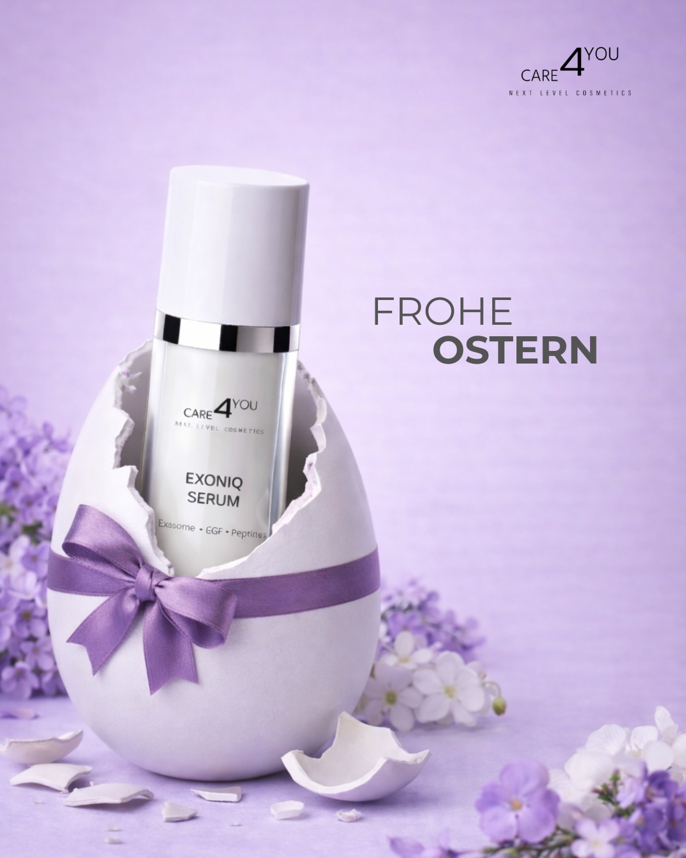 Ostern ist mehr als ein Datum.
Es ist der Moment, in dem alles wieder beginnt.
Nicht schneller.
Sondern bewusster.
Auch deine Haut funktioniert genau so.
Veränderung passiert nicht einfach,
sie entsteht durch das, was du täglich tust.
Durch die richtigen Wirkstoffe.
Durch Konsistenz.
Und durch Impulse, die mehr können, als nur an der Oberfläche zu bleiben.
Vielleicht ist genau jetzt der richtige Zeitpunkt, neu anzufangen.
Frohe Ostern
Eure Natalie 🤍
#skincare #veraenderung #exosome #froheostern #retinal