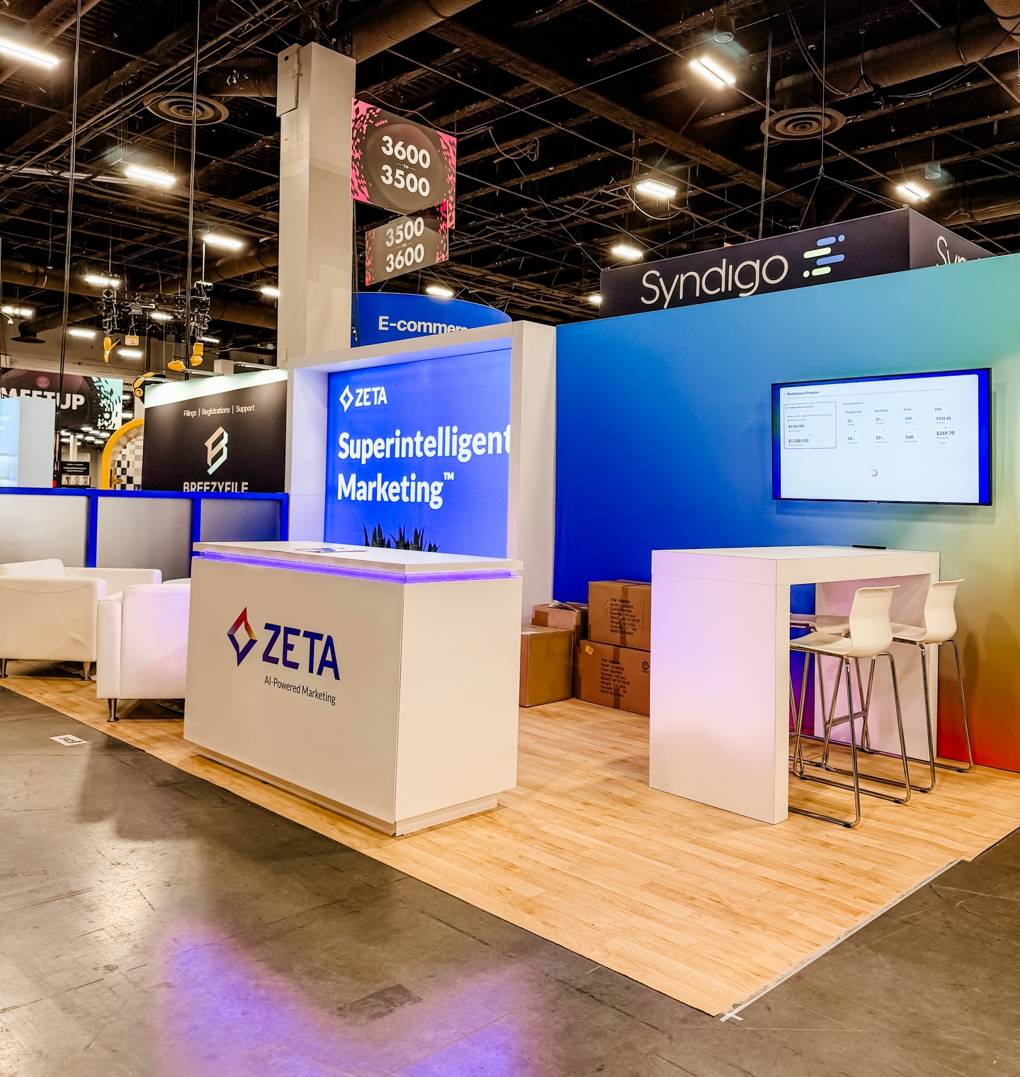 Zeta Global showing up strong at Shoptalk 🔥
A bold presence built to stand out, spark conversations, and drive real results.
#Shoptalk #TradeShowBooth #ExhibitDesign #ExperientialMarketing #boothdesign