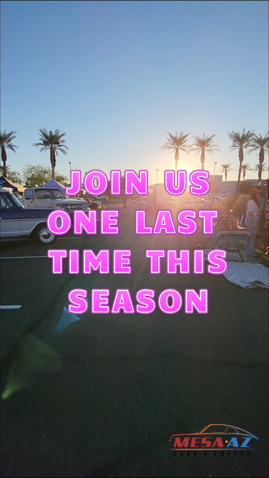🔥 MESA CARS & COFFEE – 2025-26 SEASON FINALE | APRIL 18TH 🔥
This is it… THE BIG ONE.
What started as a local meet has turned into one of the most talked-about automotive gatherings in Arizona—and this season has been nothing short of incredible. Some highlights this season included:
- 🚗📈🚘 Record-breaking attendance
- 🎃🎄🐶 Unforgettable themed events
- 🥫🎁🐾 Supporting amazing local charities and giving back to our community
- 🔥🏁🏆 Hundreds of jaw-dropping builds every single month
And now… we’re closing it out the only way we know how—FULL THROTTLE.
Expect the biggest turnout of the season.
Expect the wildest variety of cars yet.
Expect energy, community, and a morning you won’t want to miss!
Whether you’ve been with us all season or you’ve been meaning to check it out…
👉 This is the one you show up for.
📍 1850 S. Val Vista Dr. Mesa, AZ 85204
📅 April 18th, 2026
⏰ 7am-10am
Bring your car. Bring your friends. Bring the energy.
Let’s end this season the right way 💥
Sponsored By:
- Biff's Automotive Detailing
- Brix Films
- Copperstate Trailer Rentals
- Lucky Lou's American Kitchen
- Pam Johnson - State Farm Insurance
- Shift Speed Shop
- SoCo Design & Collective
- That's My JAM DJ Services
#MesaCarsAndCoffee #SeasonFinale #ArizonaCarScene #CarMeets #CarsAndCoffee