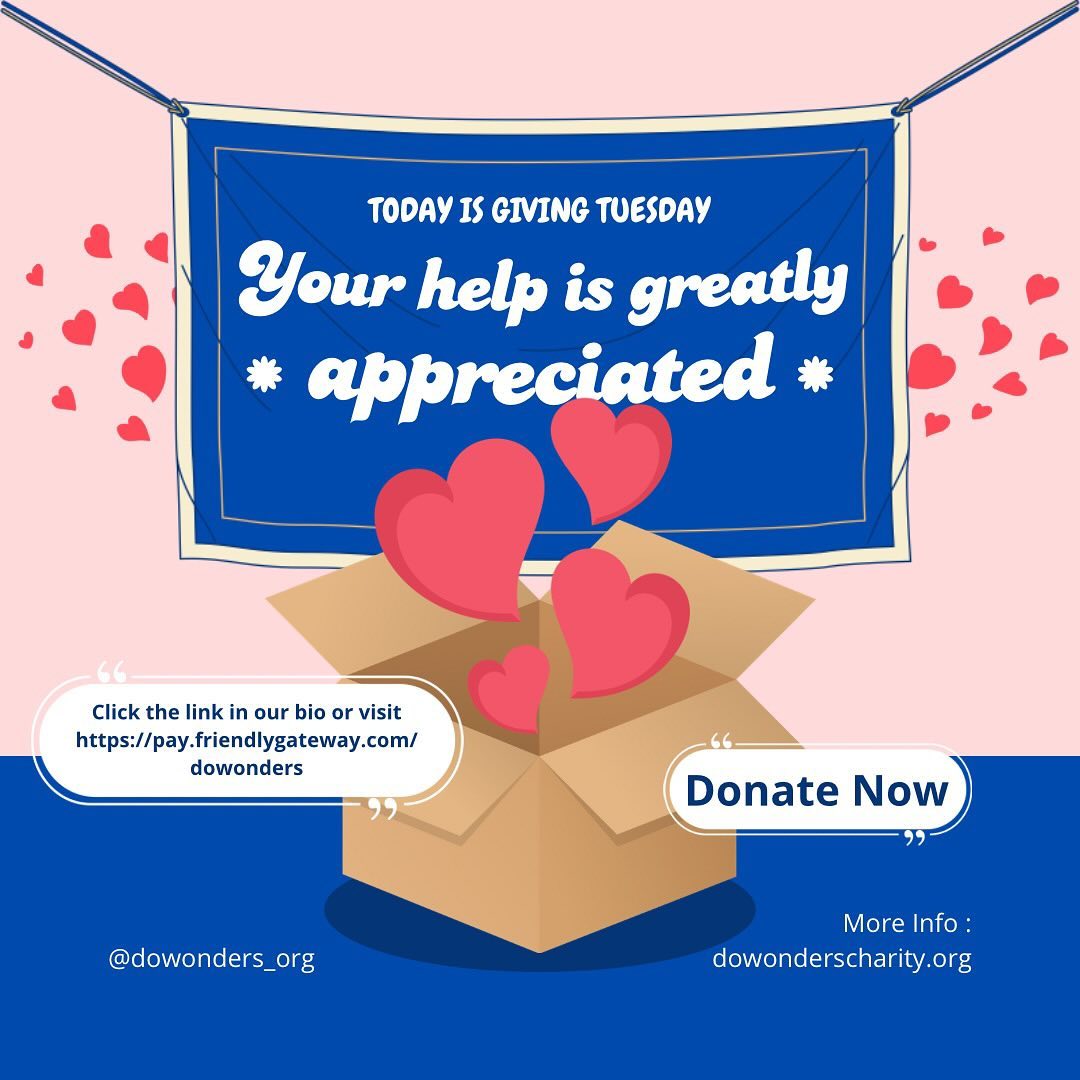 Today is Giving Tuesday! 🩷
It is a global day for giving back, so on this #givingtuesday, help Do Wonders reach our fundraising goal of $10,000 to purchase more custom cap wigs for girls with cancer.
You can do this by making a contribution at https://pay.friendlygateway.com/dowonders
**There is no minimum amount for donations.
#givingtuesday #givingtuesday2024 #DoWonders #