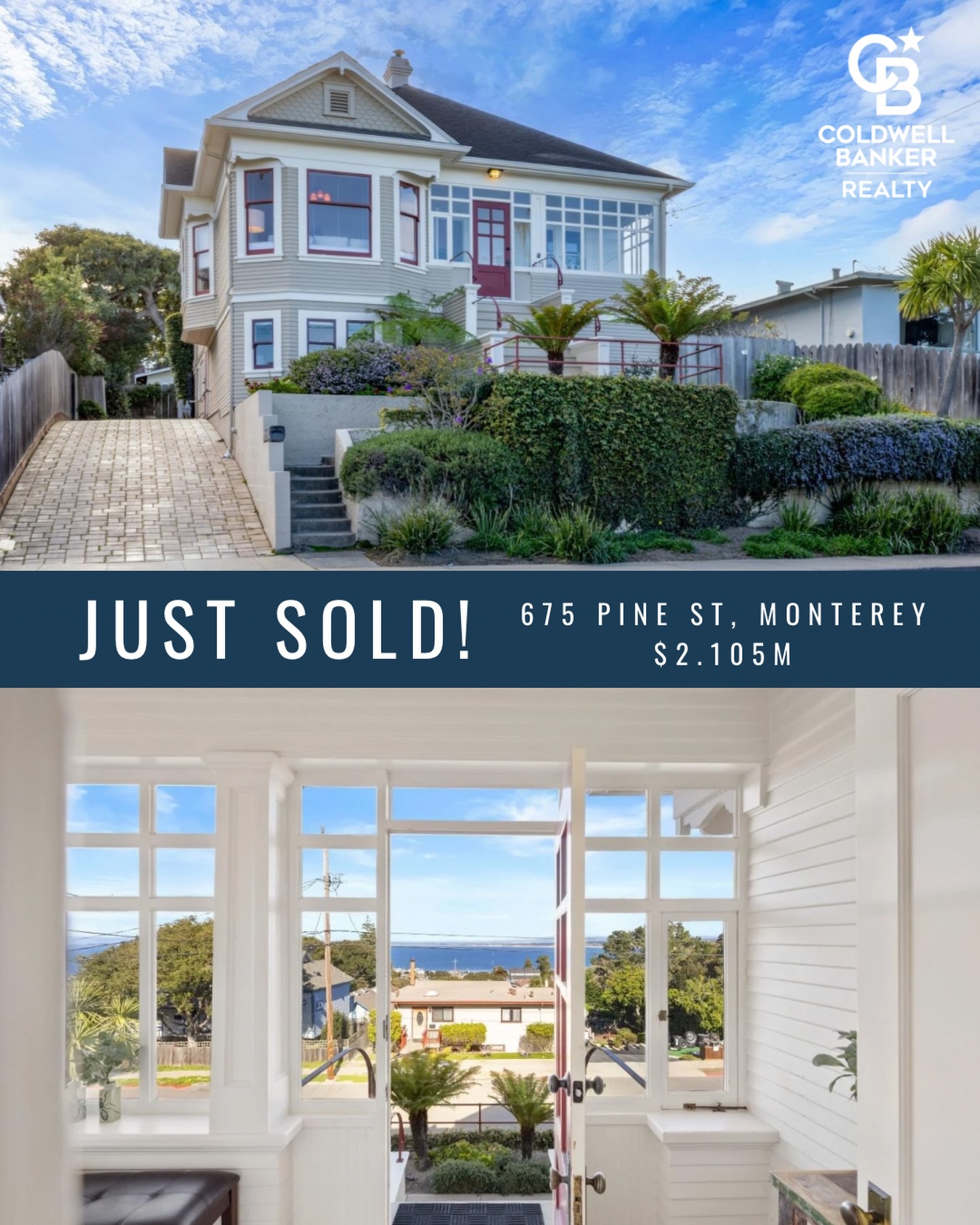 My clients’ first home purchase in Monterey: A spacious, turnkey Queen Anne Victorian perched on a hill with big Bay views. It was an absolute honor helping my clients make it happen in a swift, competitive, multiple-offer situation. So glad this special home is theirs. Kismet!
Looking for a home and community? I'm always here to chat about real estate in a no-pressure way. 🦋☀️
Ashley Edge, REALTOR®
DRE# 02205915 | Coldwell Banker Monterey
831-717-7815 | Ashley@ashleyedge.co
ashleyedge.co