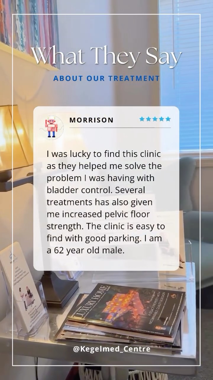 We’re truly grateful for this kind review.
At 62, he came in looking for help with bladder control,
and we’re so happy he found relief and gained strength along the way.
Thank you for trusting us and sharing your experience so openly.
#emsella #pelvichealth #kegelmed #abbotsford #nomoreleaks