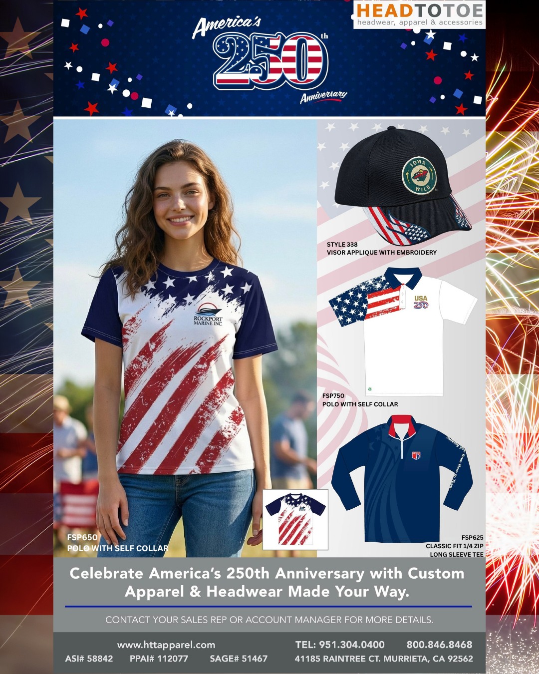 🇺🇸✨ Celebrate America’s 250th Anniversary with custom apparel and headwear made your way.
Create a look that puts your brand front and center for the 4th of July, with retail-ready quality, low minimums, and fast turnaround.
Order now to get it in time 🎆
Visit httapparel.com and start your order.
#4thofjuly #americas250th #CustomApparel #CustomHeadwear #StandOut