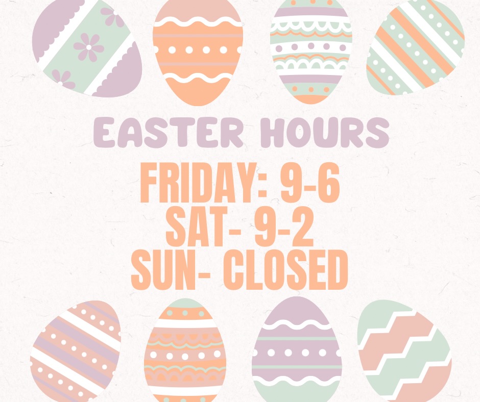 Hey hey friends!! 🐣✨
Just a quick update for the holiday weekend!
We will be OPEN normal business hours Friday & Saturday for Easter weekend 🙌🎂
⛳️ Masters Week, we’ll be switching up our hours a bit—so be on the lookout for those updates coming soon!
We can’t wait to see you all this weekend for some sweet treats!! 💕🍪