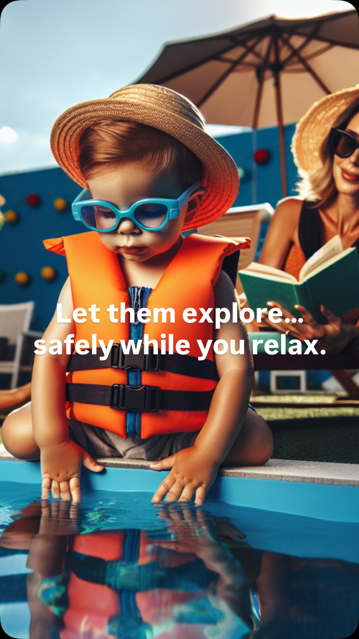 Children take all their emotional cues from the adults around them. If you are constantly pulling your child away from the pool this sends a signal that it’s not safe. Then we wonder why swim lessons are so difficult…
Ease your anxiety so you don’t share it with them.
#letthemplay #lettemexplore