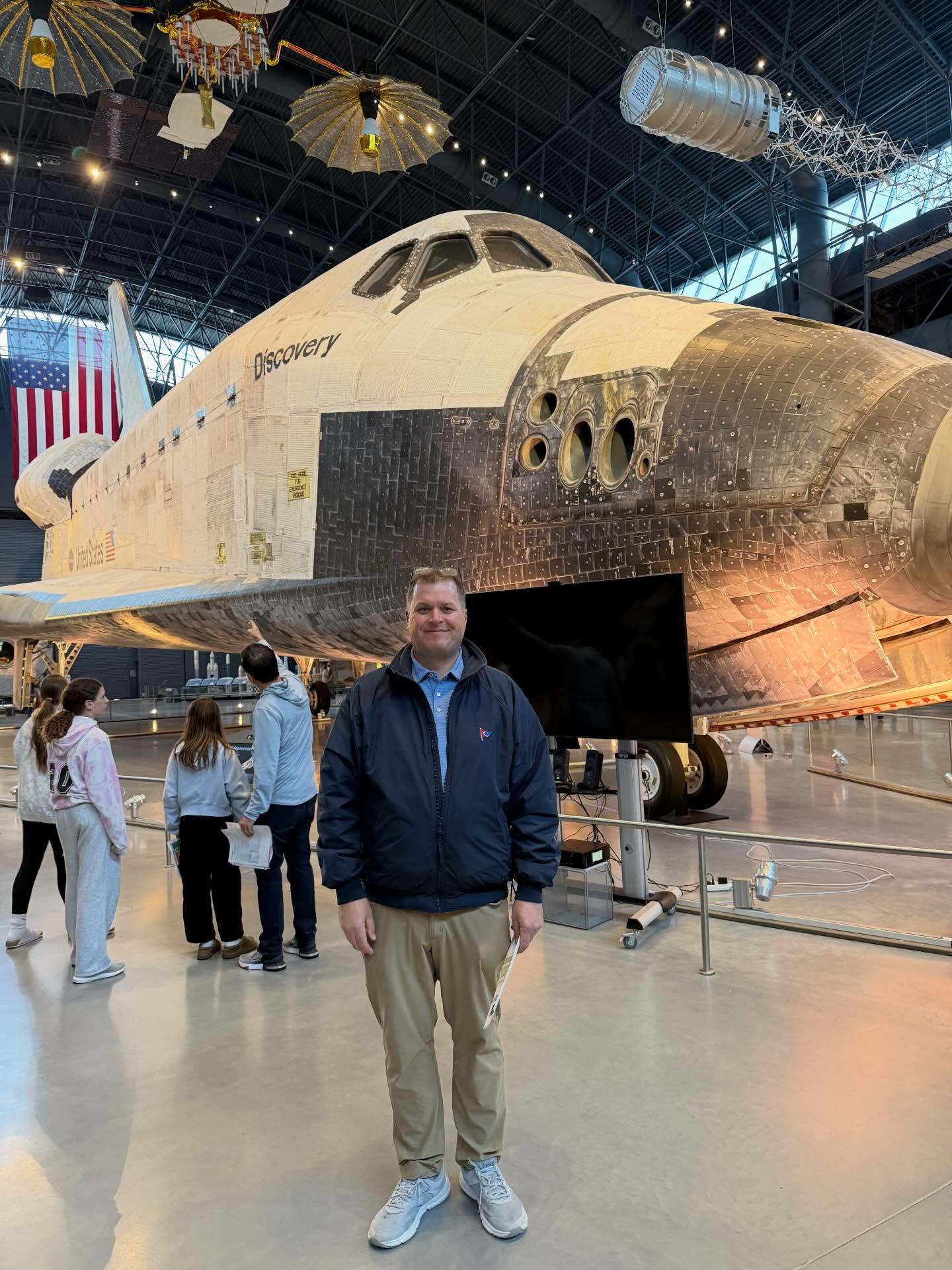 Next up on our middle school’s tour of Washington DC: A stop at the Dulles location of the Smithsonian Air & Space Museum, where students were able to see the Space Shuttle Discovery among other aircraft on display.
#thebridgesacademy #thebridgesacademytakesdc #bridgesadventures