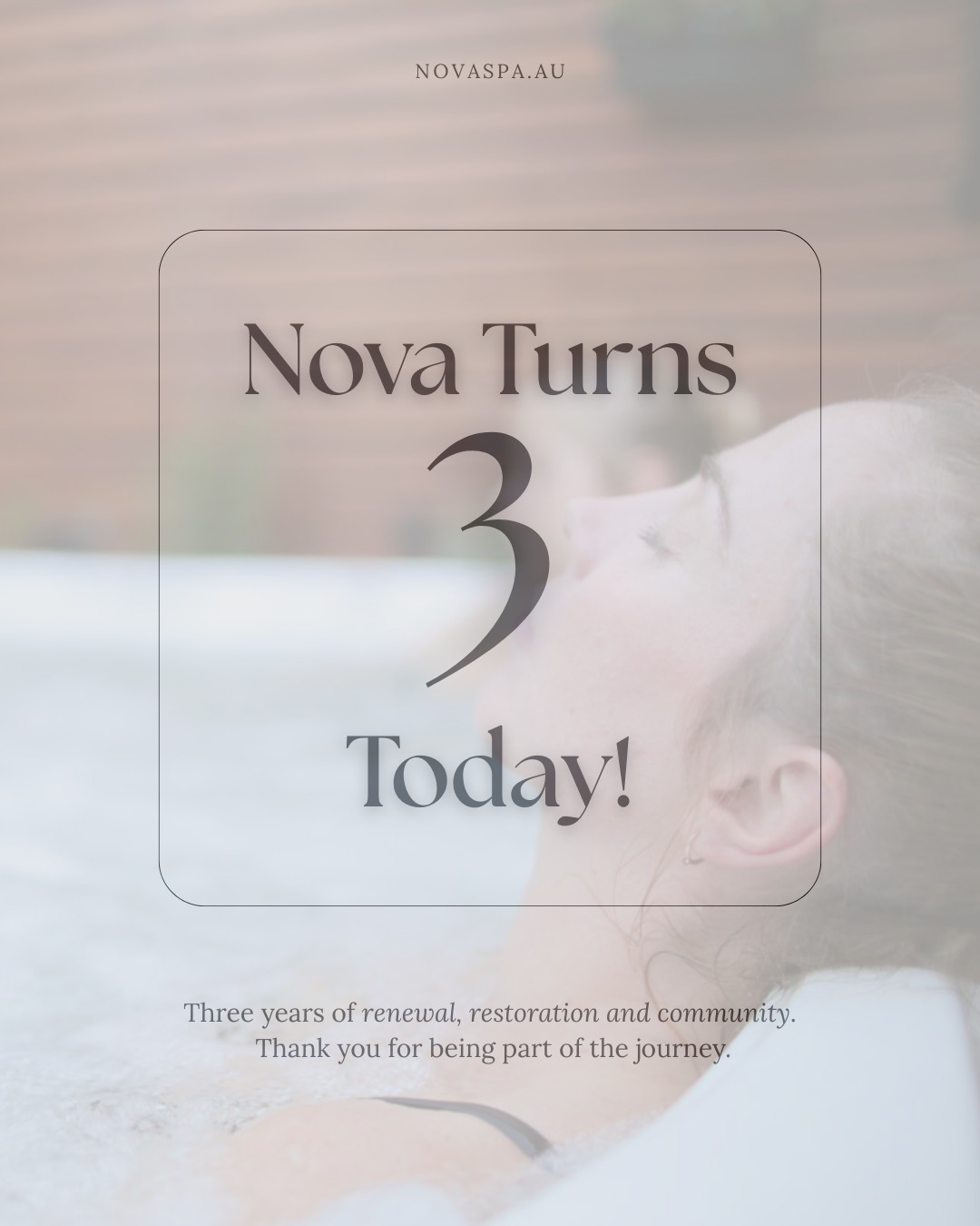 Three years of Nova ✨
What began as a vision between sisters Kylie and Nicole has grown into a sanctuary where so many of you come to pause, restore and reconnect.
The name Nova comes from the Latin novus, meaning new. In astronomy, a nova is a star that suddenly brightens, releasing a surge of light and energy before settling into renewed brilliance. A symbol of renewal, vitality and transformation.
This idea of renewal sits at the heart of everything we do. From our Therapeutic Bathhouse to our holistic treatments, Nova was created as a space where your nervous system can soften, your energy can replenish and your body can return to balance.
Over the past three years we’ve had the privilege of welcoming so many of you into this space, and we are incredibly grateful to share this journey with such a beautiful community.
Thank you for being part of Nova. Here’s to many more years of restoration, connection and renewal ✨
#novaholisticspa #hobartspa #holisticwellness #therapeuticbathhouse #wellnessjourney #tasmanianwellness #community #contrasttherapy