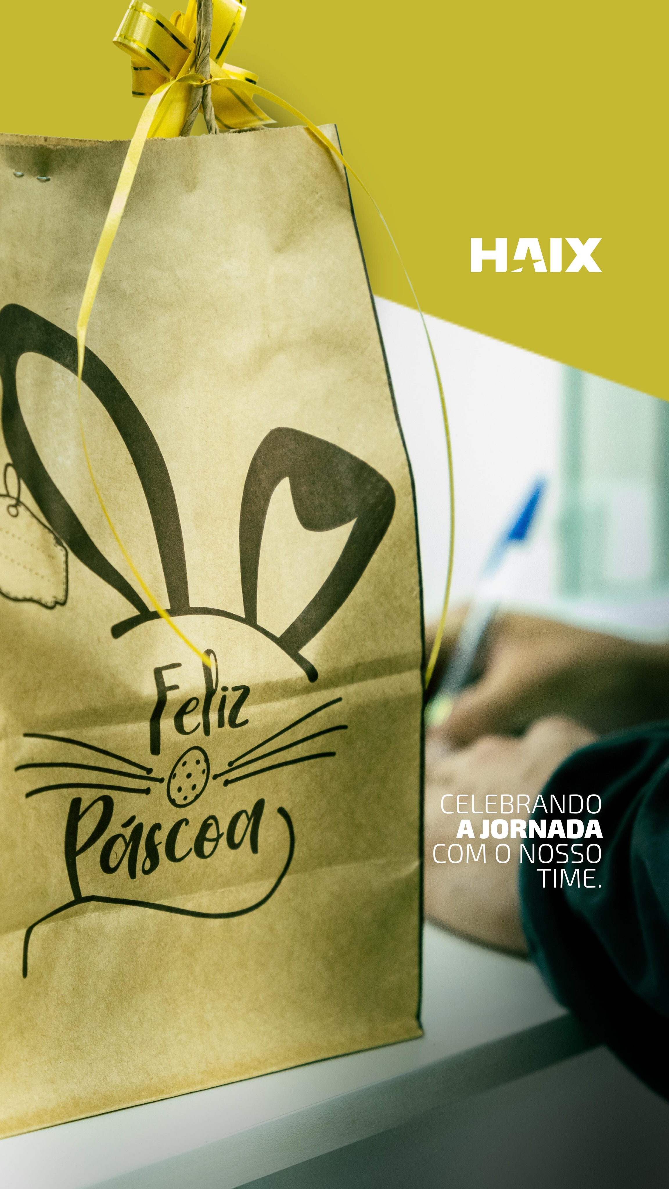 A Páscoa é um lembrete de que sempre podemos criar novos começo, valorizar quem está ao nosso lado e celebrar juntos cada etapa dessa jornada.
Na HAIX, acreditamos que grandes resultados são construídos por pessoas. Que esse sentimento de renovação e união nos acompanhe em todos os projetos e desafios.
Feliz Páscoa para o nosso time!
#HAIX #pessoas #culturaorganizacional #pascoa2026 #timeHAIX
